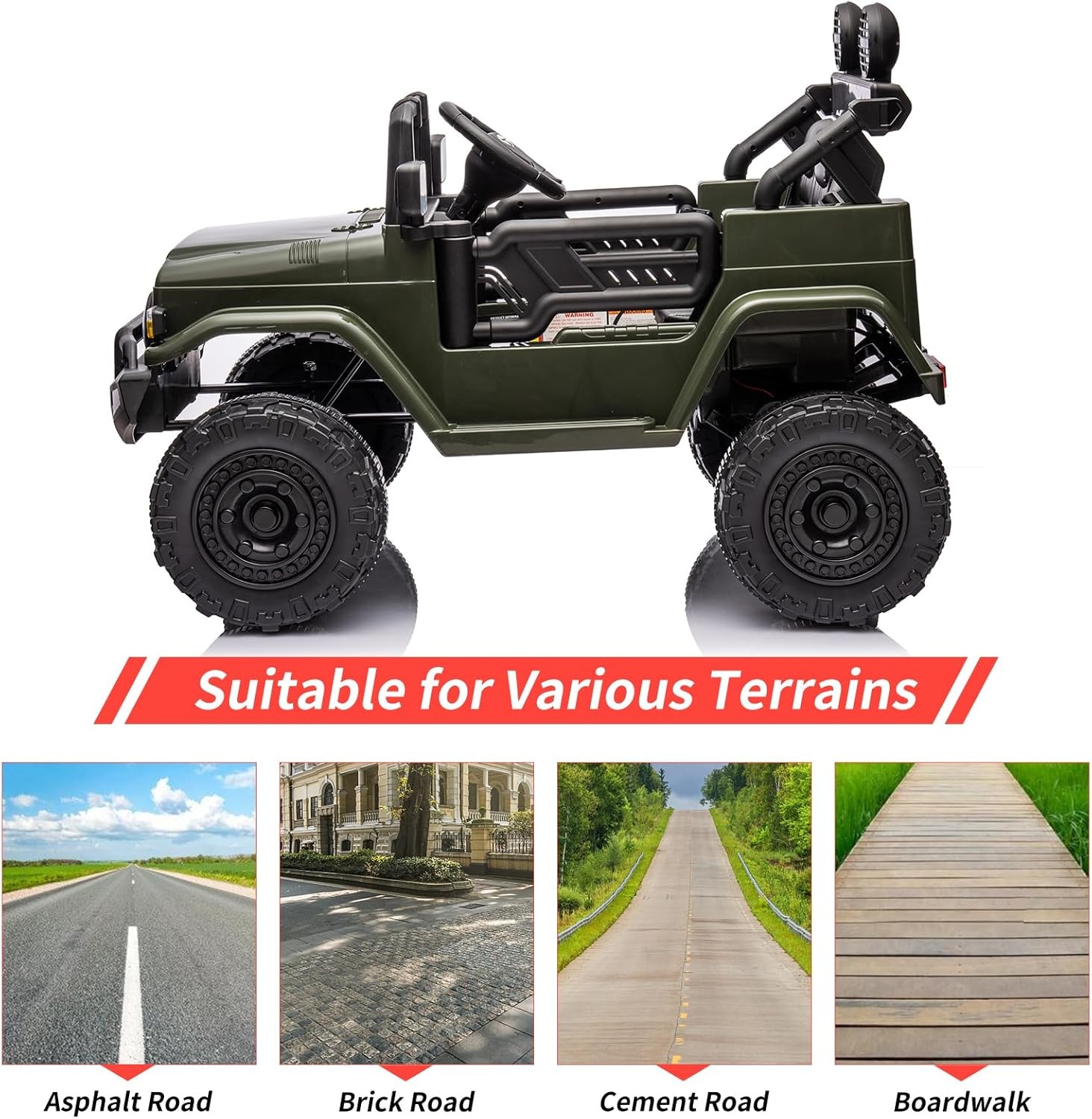 Toyota Licensed Ride-On Car 12V for Children 3-8 LED Lights MP3 Player Remote