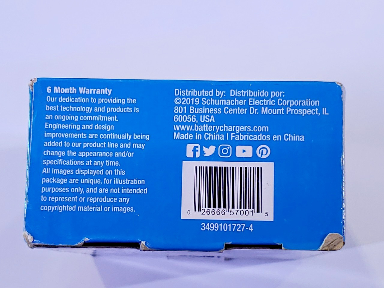 Schumacher Charge N Ride TB1 Rechargeable Replacement Battery 4.5Ah 6V