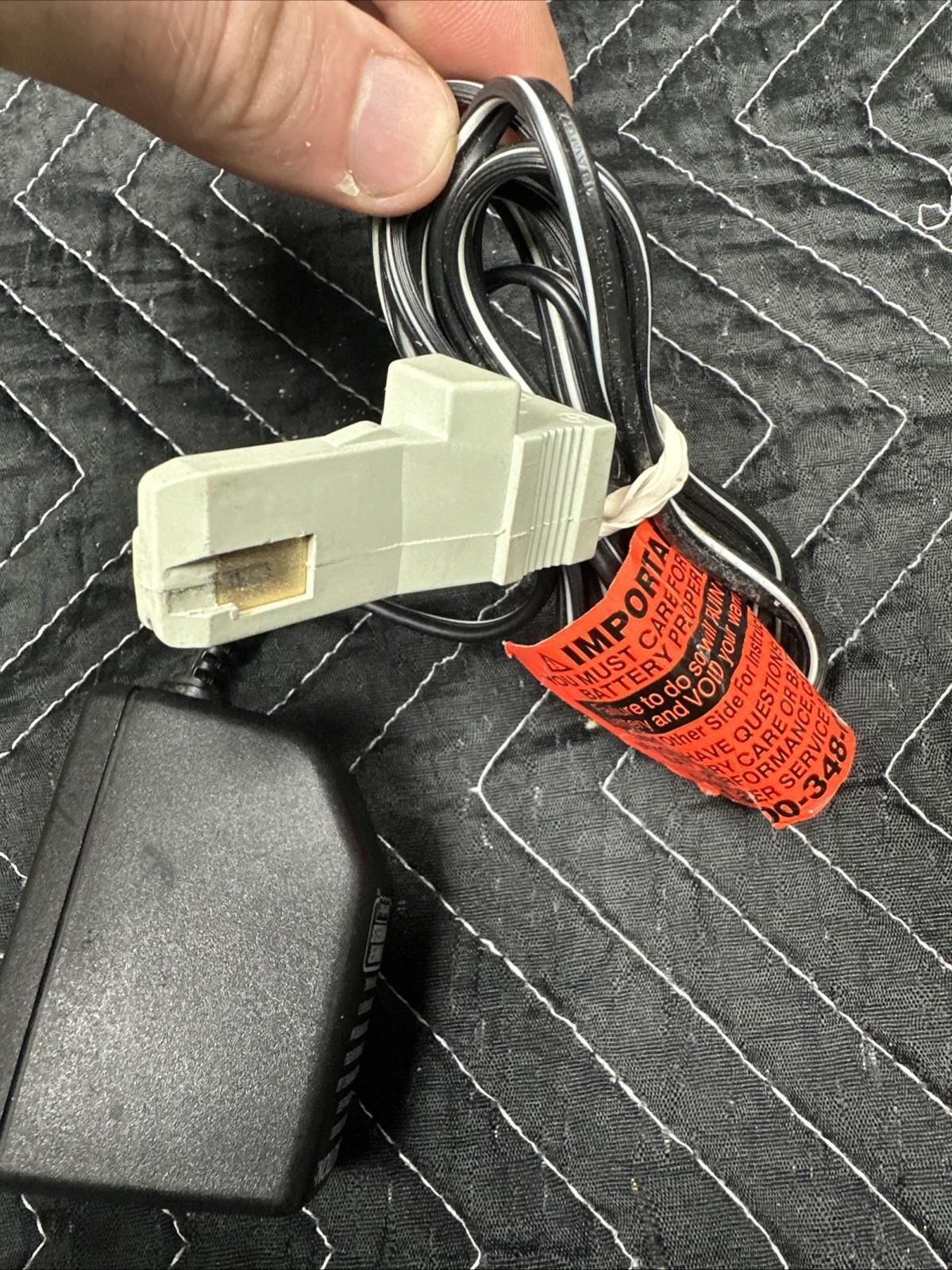 *Genuine* Power Wheels 12 Volt Battery Charger For Gray or Orange Battery 12V