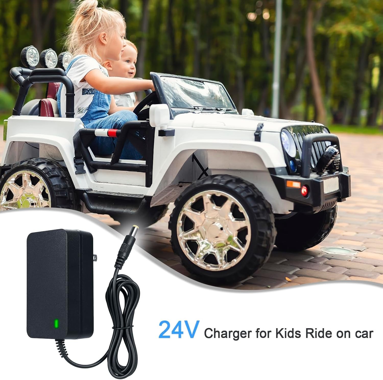 Fast Charging 24V Battery Charger for Kids Ride-On Toys – Safety Certified!