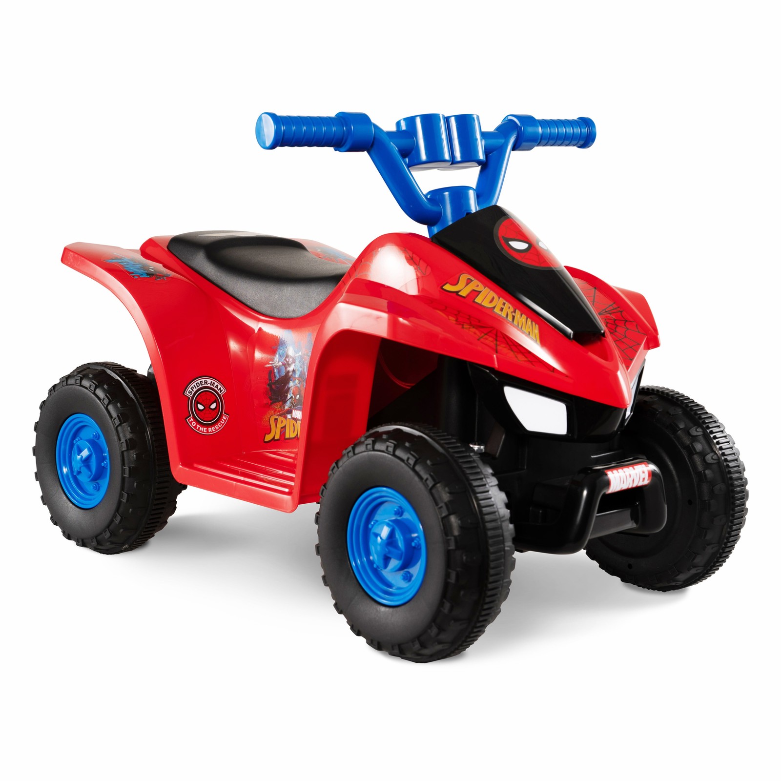 Kids ATV Ride On Car Spiderman Design 6V Rechargeable Battery Ideal Gift NEW