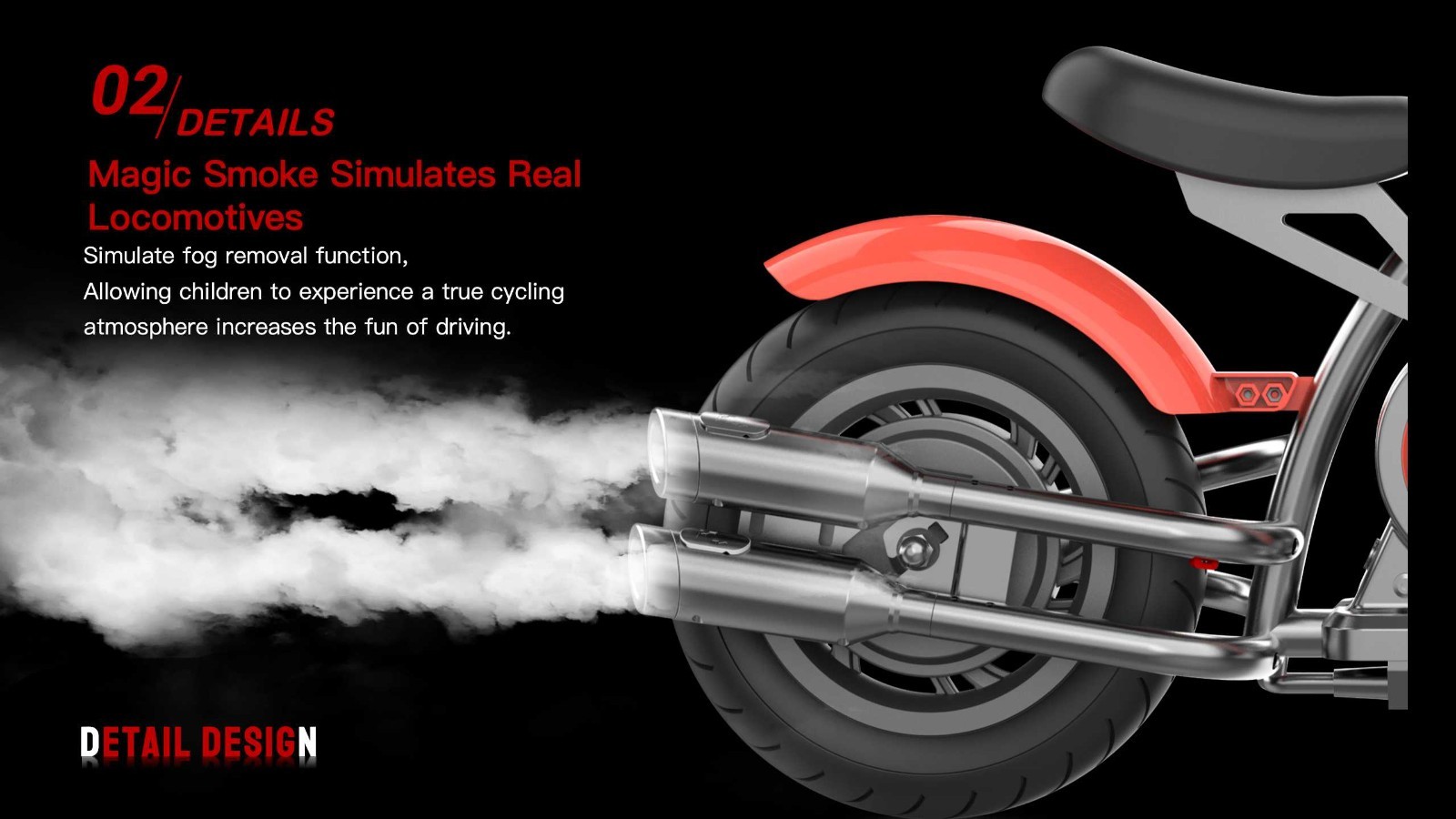 KB-20H Kids Motorcycle 12Inch Electric Bike Small Size Chopper Bike For Kids
