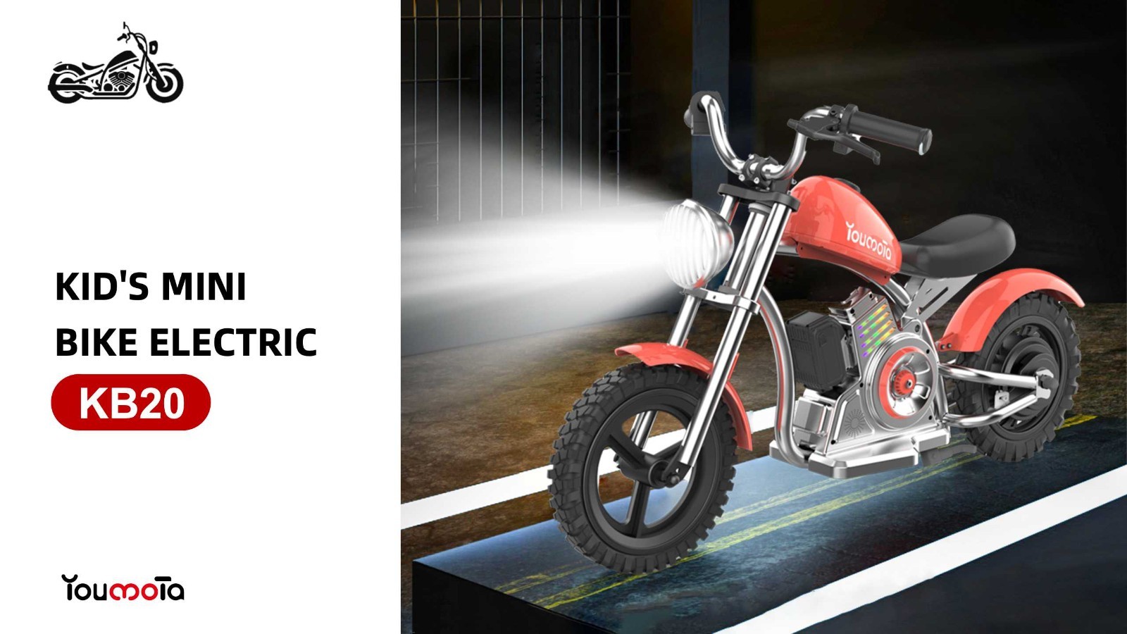 KB-20H Kids Motorcycle 12Inch Electric Bike Small Size Chopper Bike For Kids
