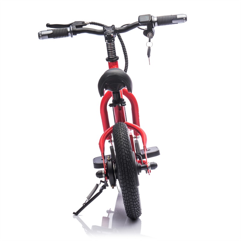 24V Kids Ride On Electric Bike 150W 9.32MPH Inflatable Wheels Bicycle for Kid 3+