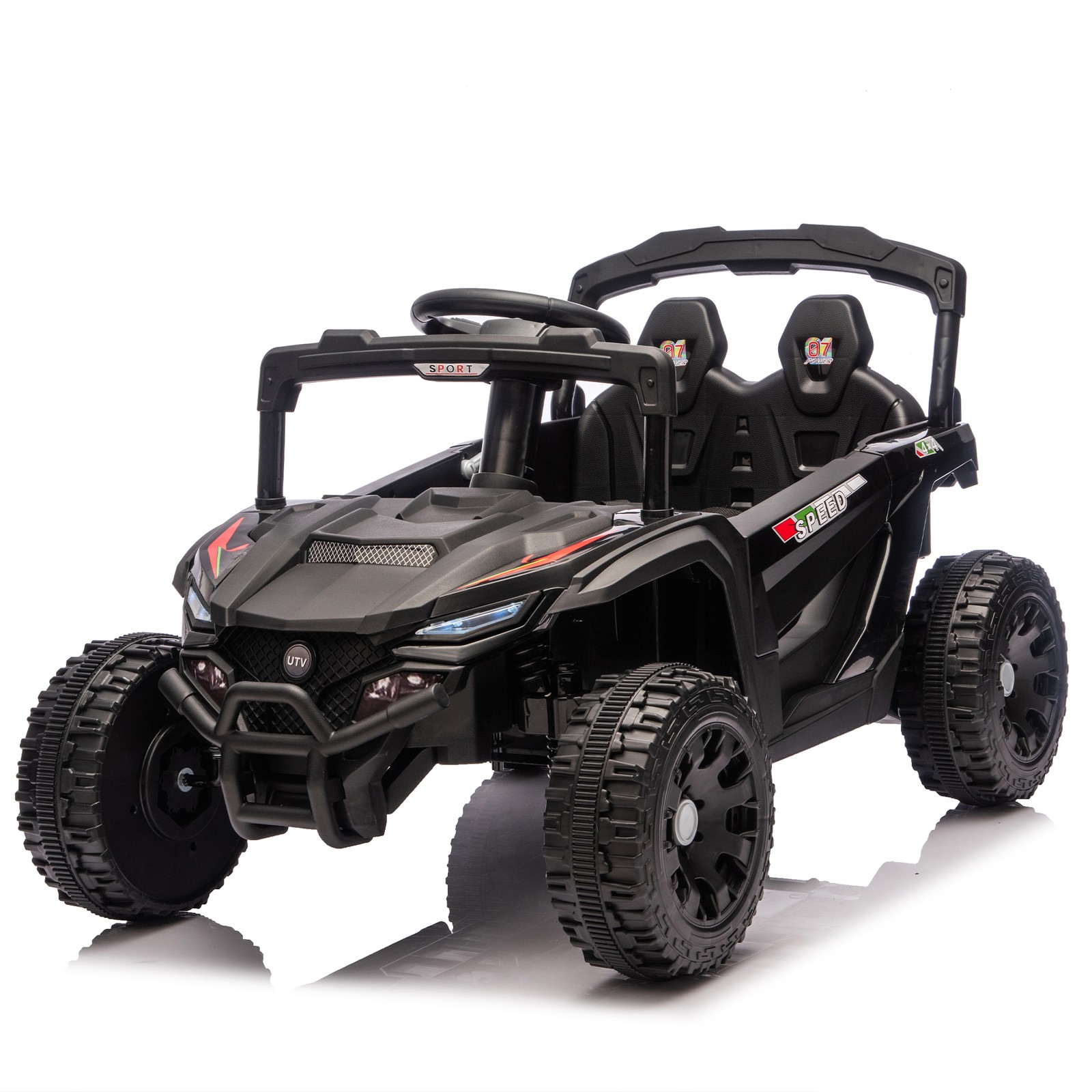 24V Kids Ride on UTV Electric Off-Road Car Speed 1.86-3.11mph w/Remote Control