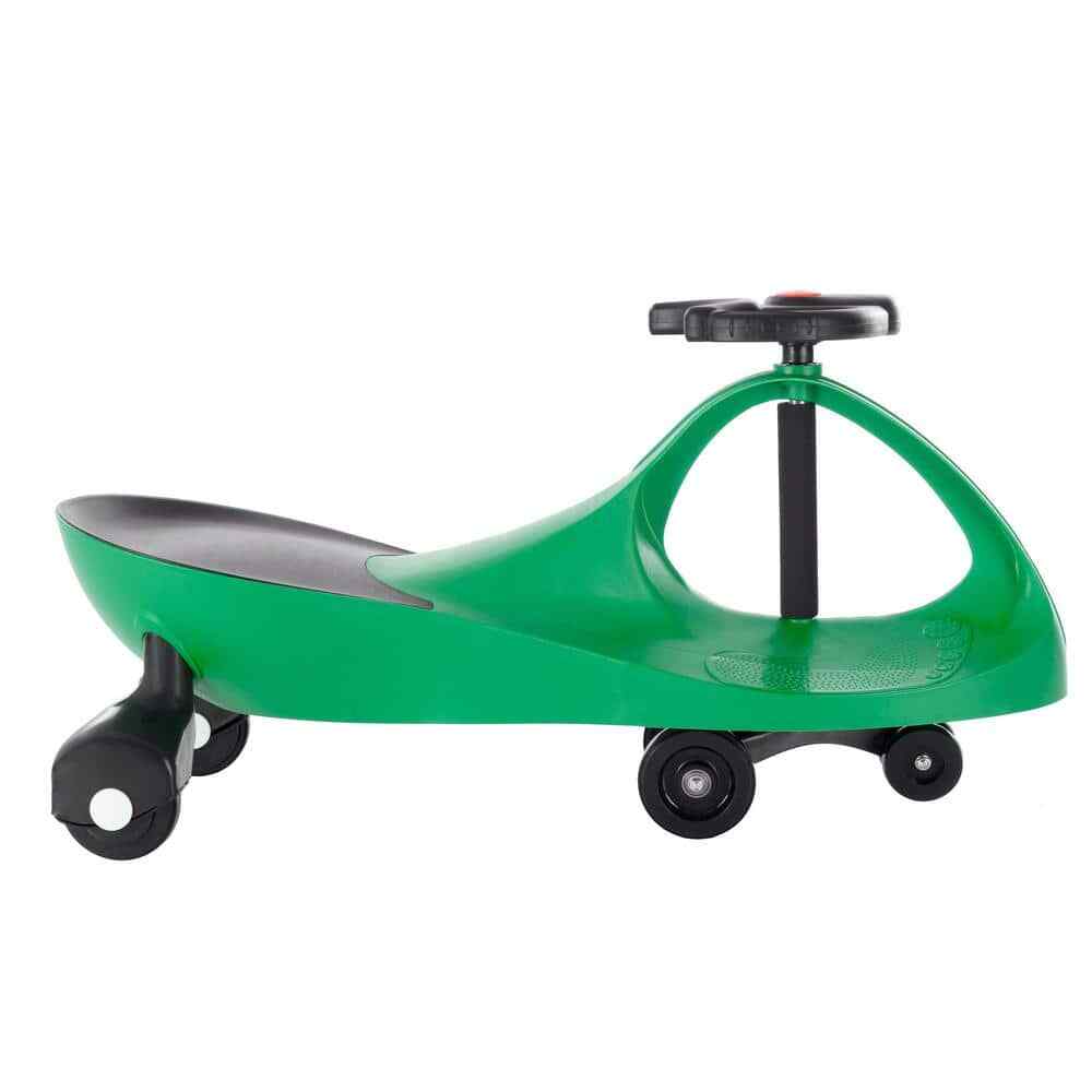 Kids’ Zigzag Ride on Car Toy No Batteries for Boys & Girls 3 yrs and up, Green