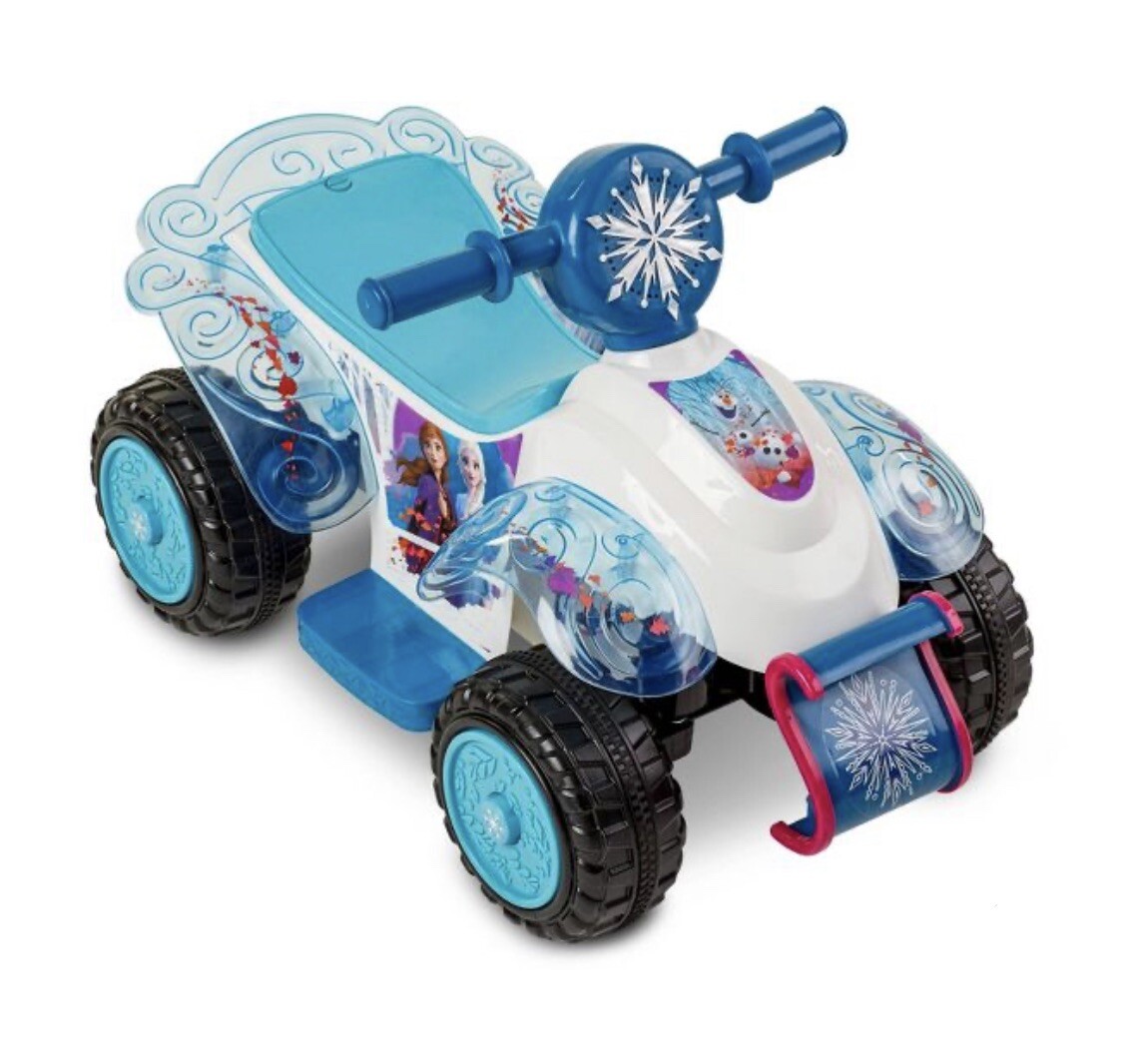 Disney Frozen 2 Kid Trax Sing and Ride On Toy for Toddler 6V Quad Kids 4 Wheels