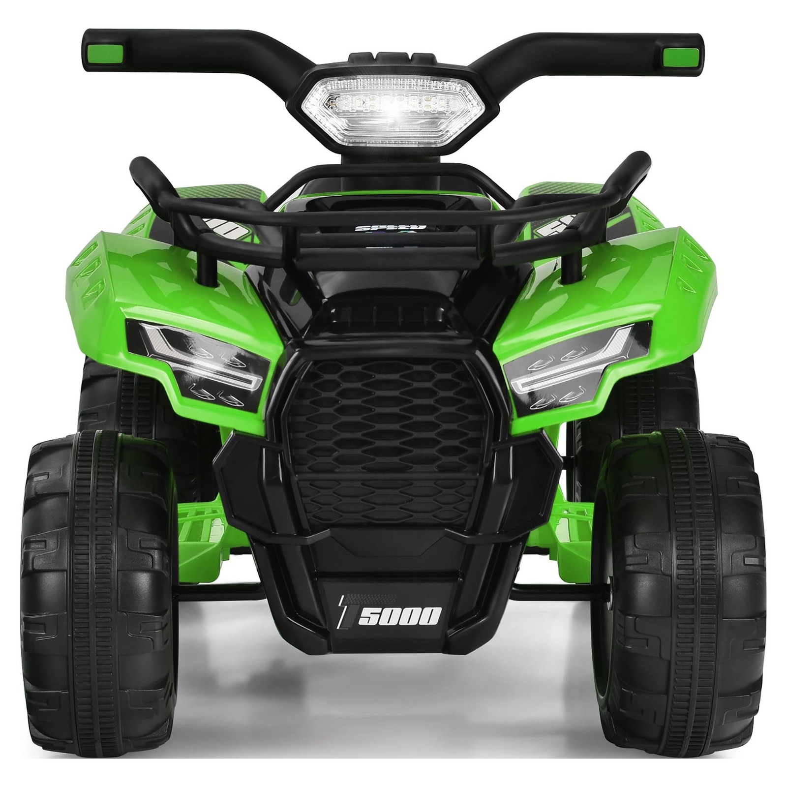 6V Kids ATV Quad Electric Ride on Car Toy Toddler with LED Light MP3 Green