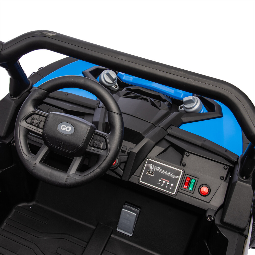 24V Kids Ride On UTV Car 2-Seater for Kids Electric 4 Wheels Off-Road w/ Remote