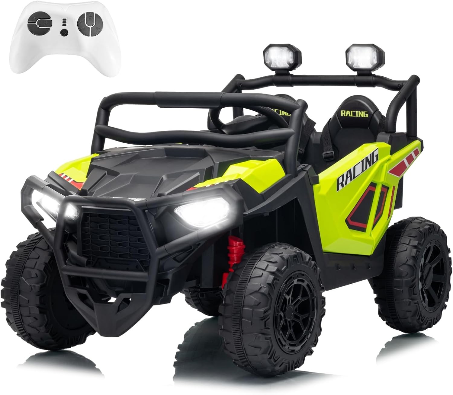 2 Seater Ride on Electric Car 24V Ride on Toys for Big Kids with Remote Control
