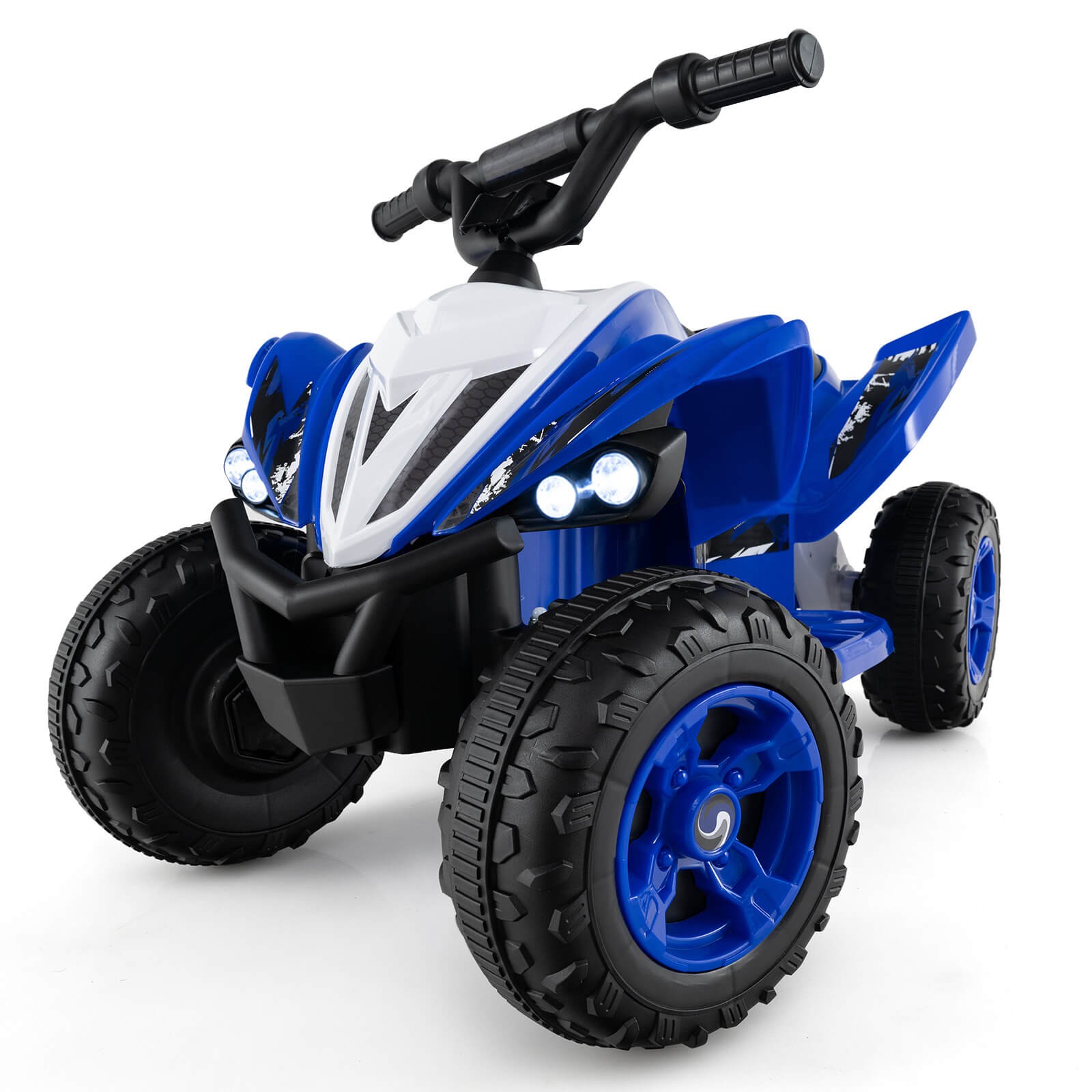 12V Quad 4 Wheeler Ride on Toy w/ Music, Light, USB Port, Wireless Connection