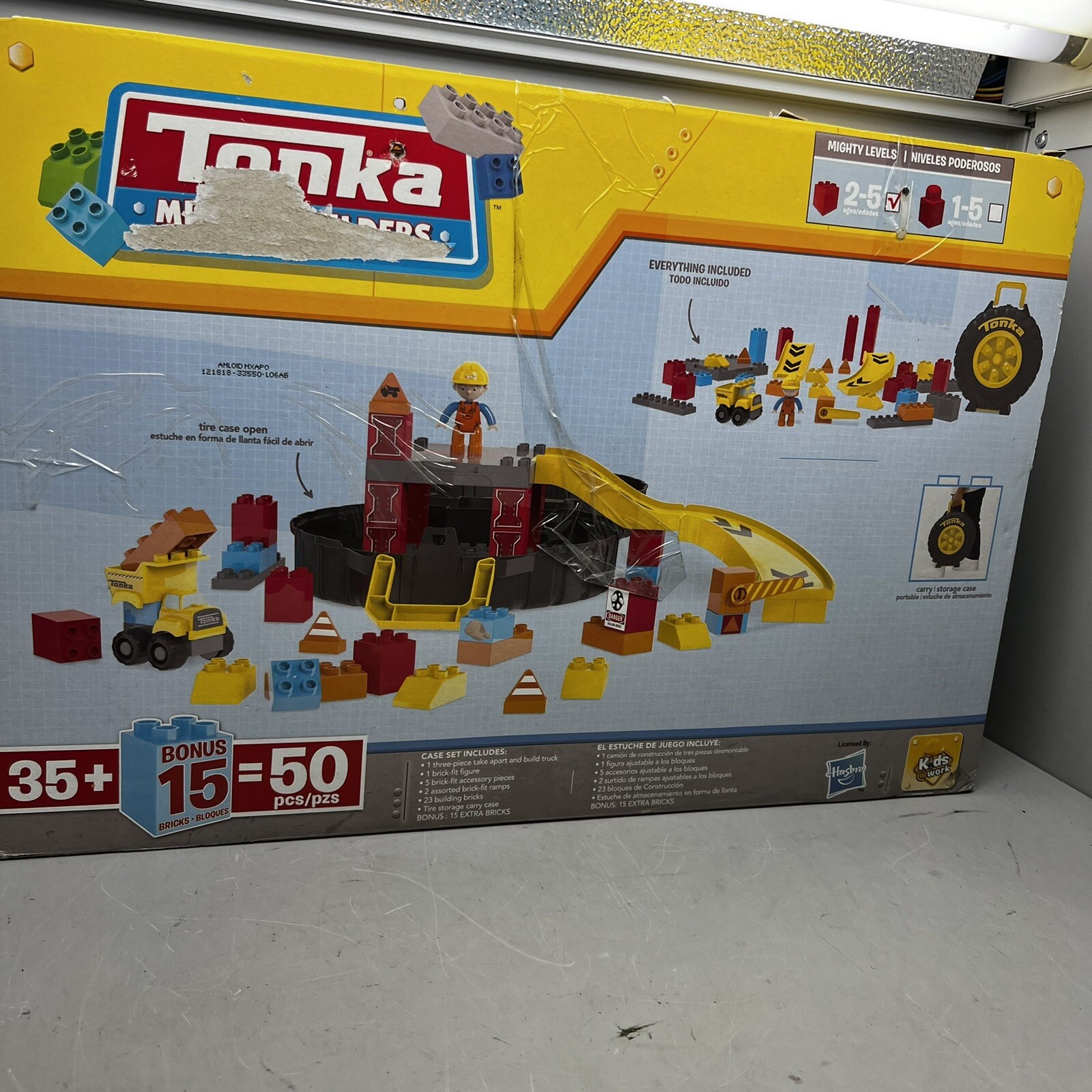 Tonka Mighty Minis Deluxe Construction Tire Case Set – 50pc Brand New!