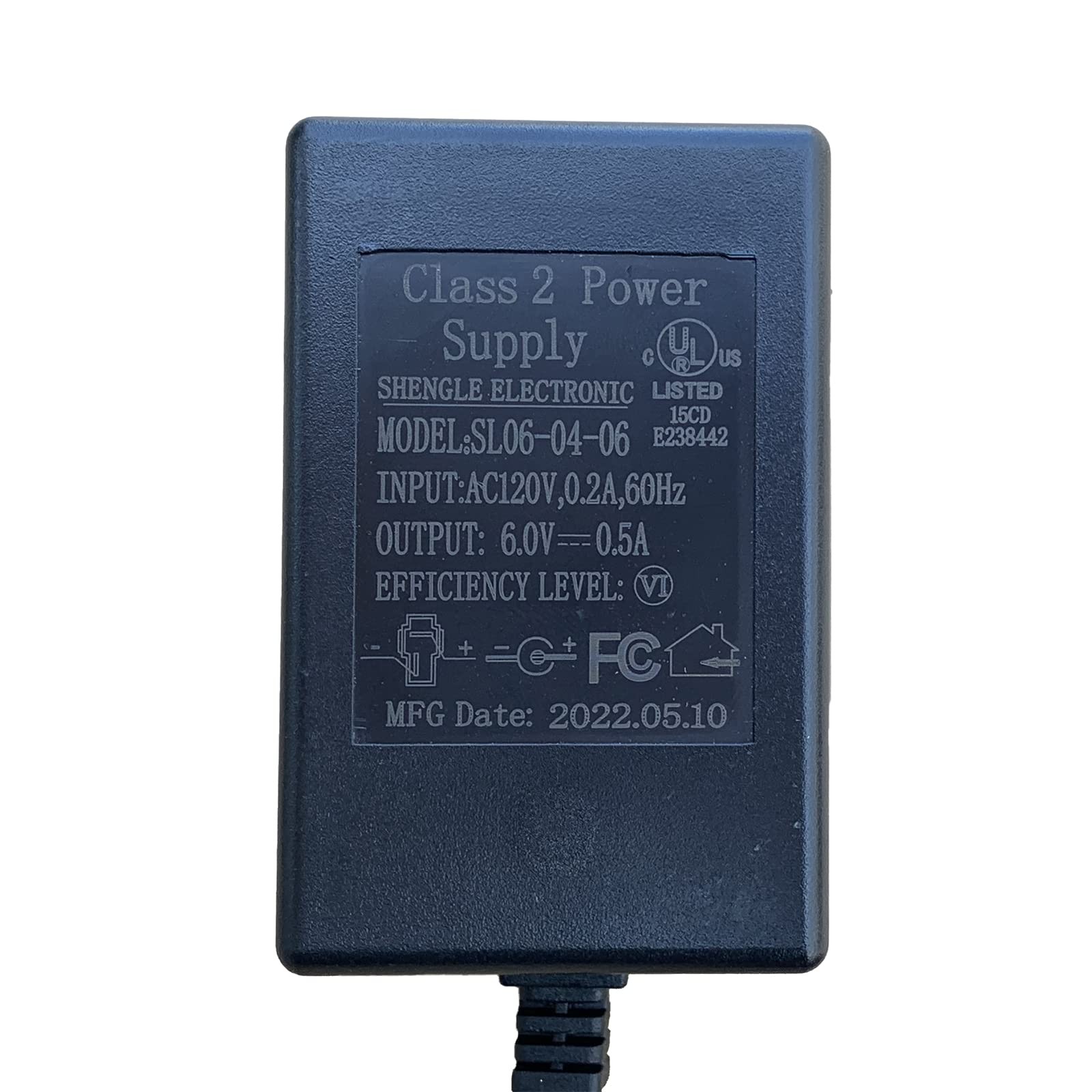 6.0V 0.5A Battery Charger for Ride On Toys Kids Car,SL06-04-06 6…