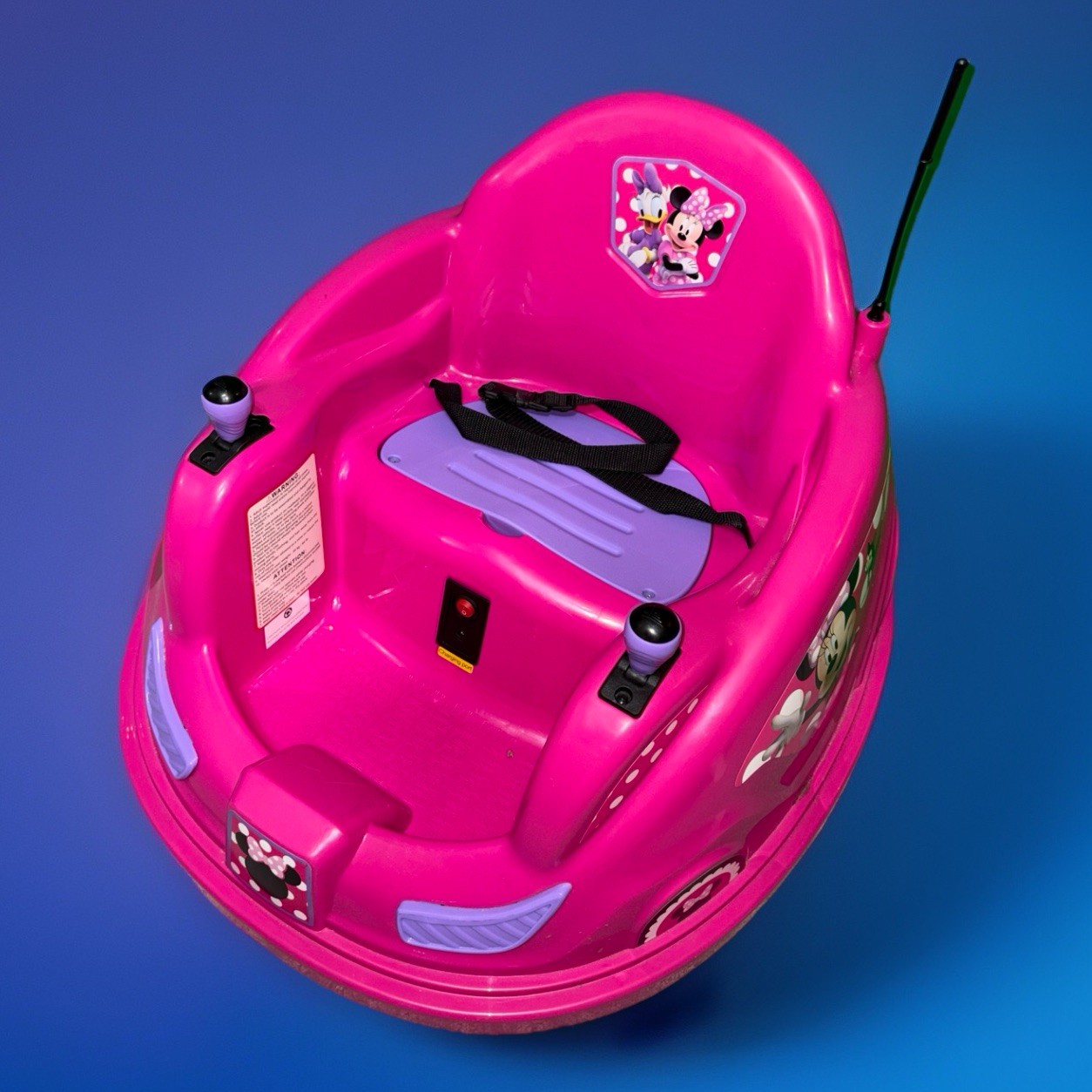Disney’s Minnie Mouse 6V Bumper Car, Battery Powered Ride on by Flybar