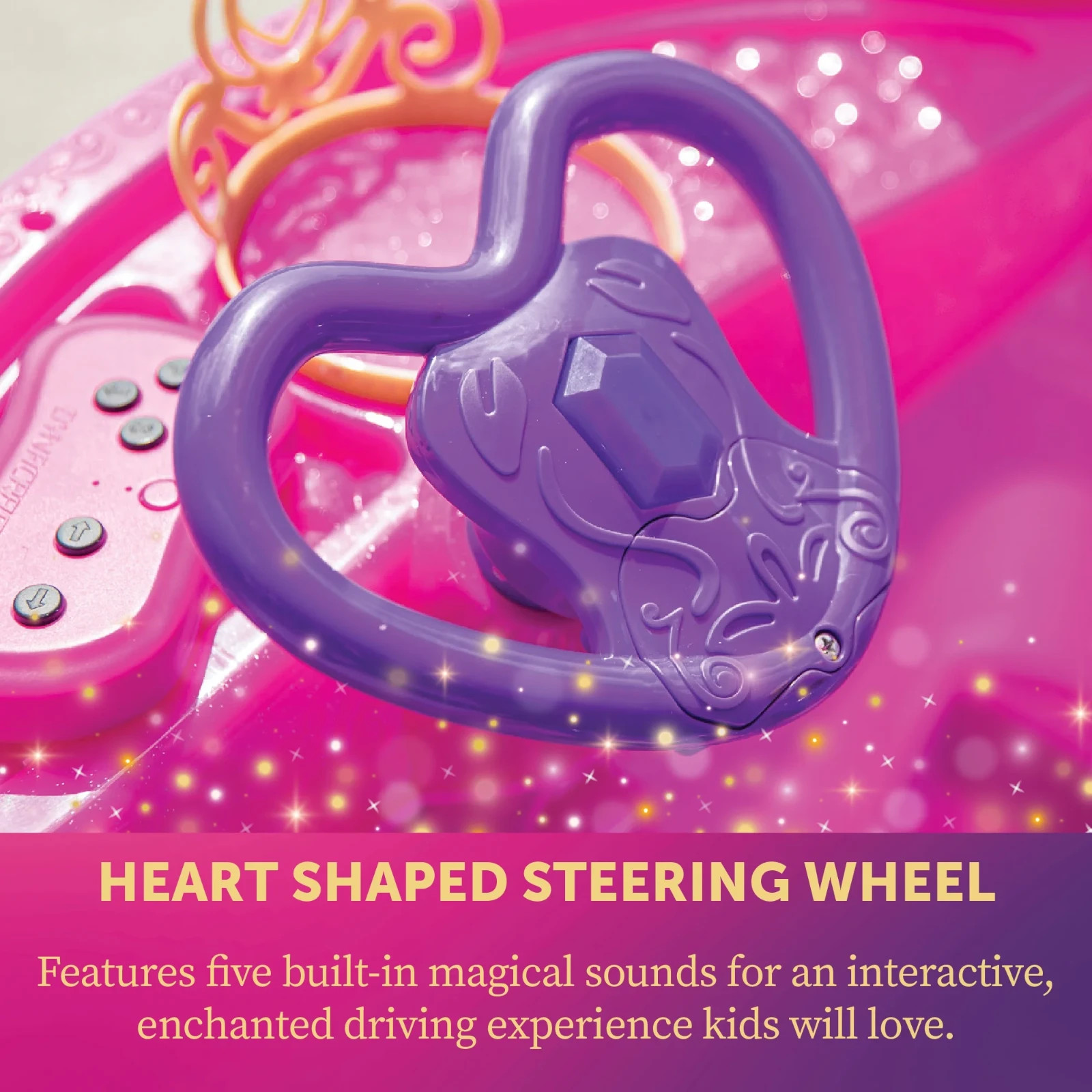 Enchanted Disney Princess Ride-On Carriage 24V W/ Sounds & Remote GIFT For Girls