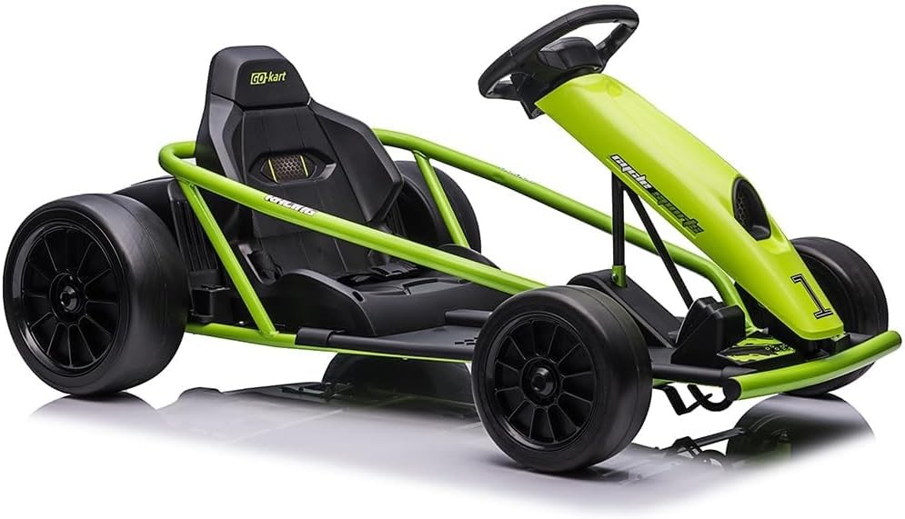 24V Ride On Go Kart Car for Teens 300W*2 Motors w/ Music Horn Drifting