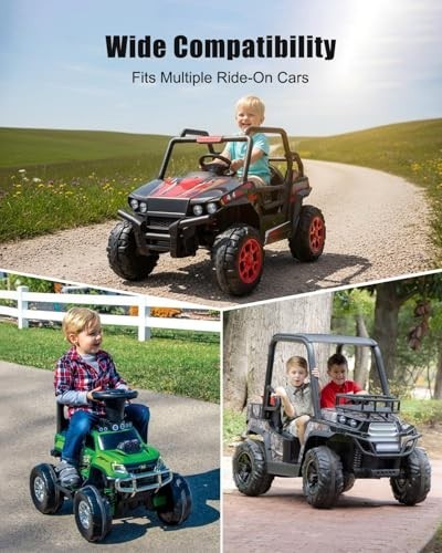 24V High Power Brushless Gearbox Motor for Kids Ride-On Car, 150W, 3250RPM Repla