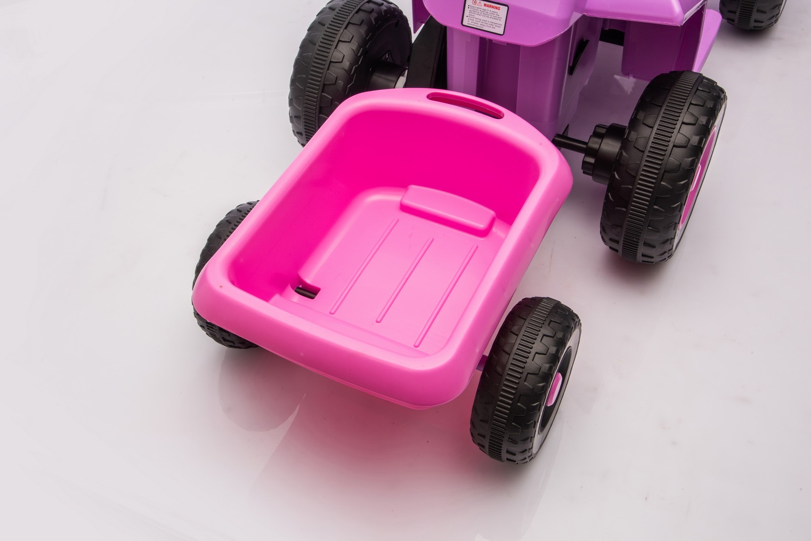 6V 4.5A Kids Ride On ATV Electric Quad Toy Car w Trailer Music LED Boy Girl Gift