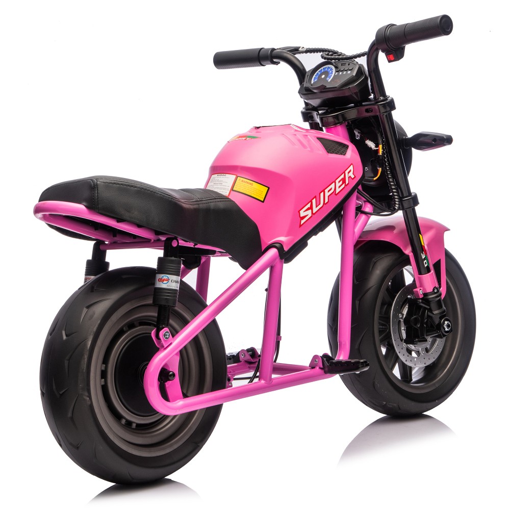 24V 300W Kids Ride On XL Electric Toy Muscle Motorcycle Hub Motor 14in EVA Wheel