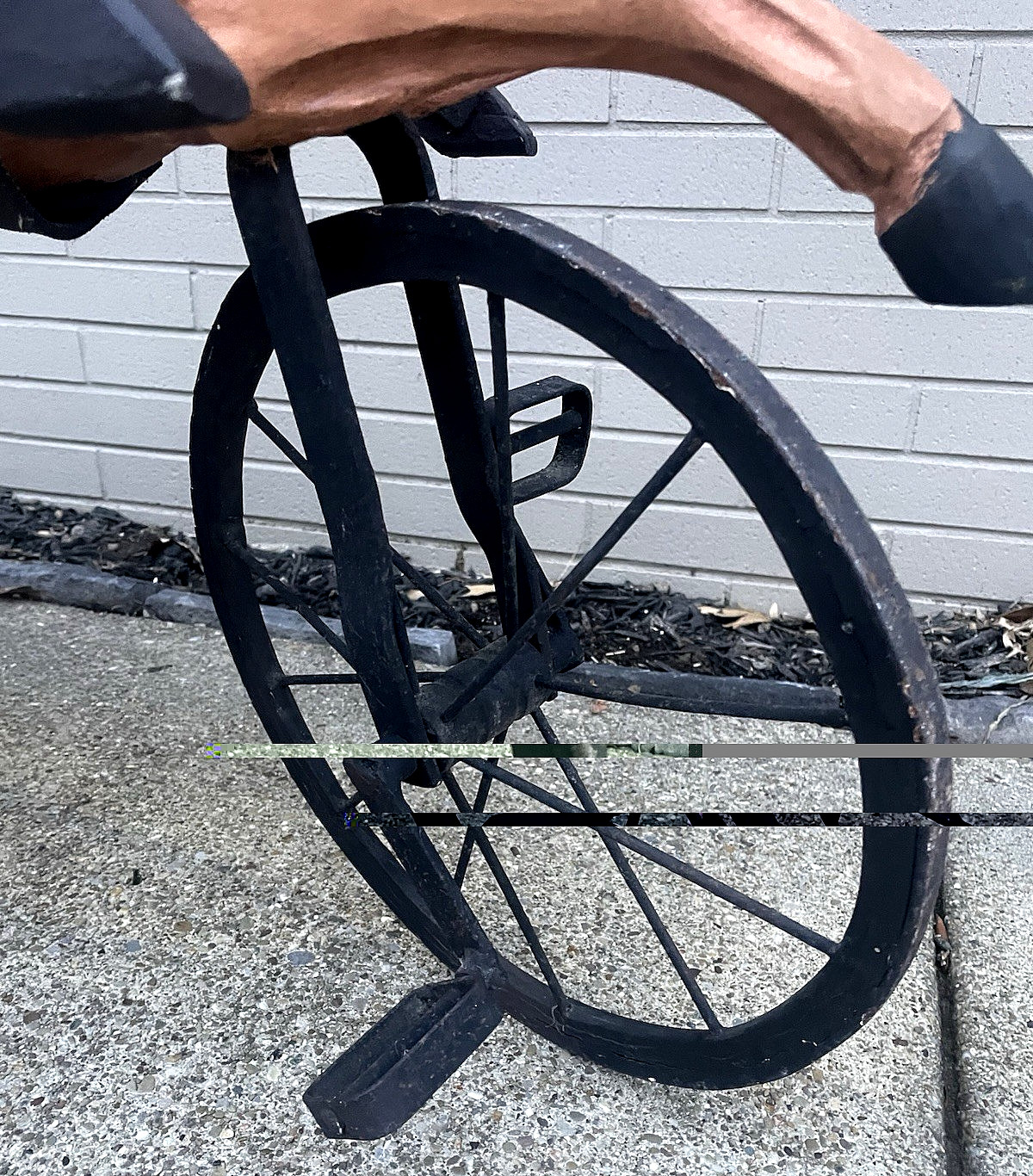 Very Rare 19th Century Ride on Peddle Horse Drawn Carriage