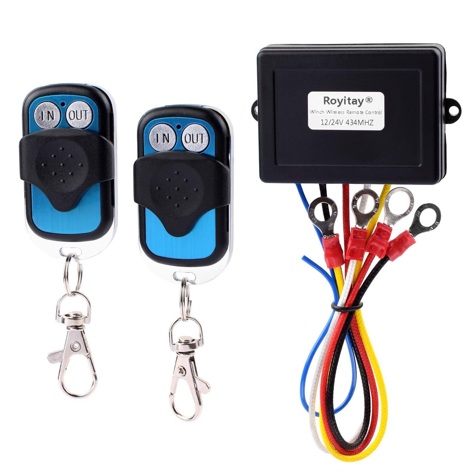 Wireless Winch Remote Control Kit for Car Truck Jeep ATV SUV 12V 24V Handset …