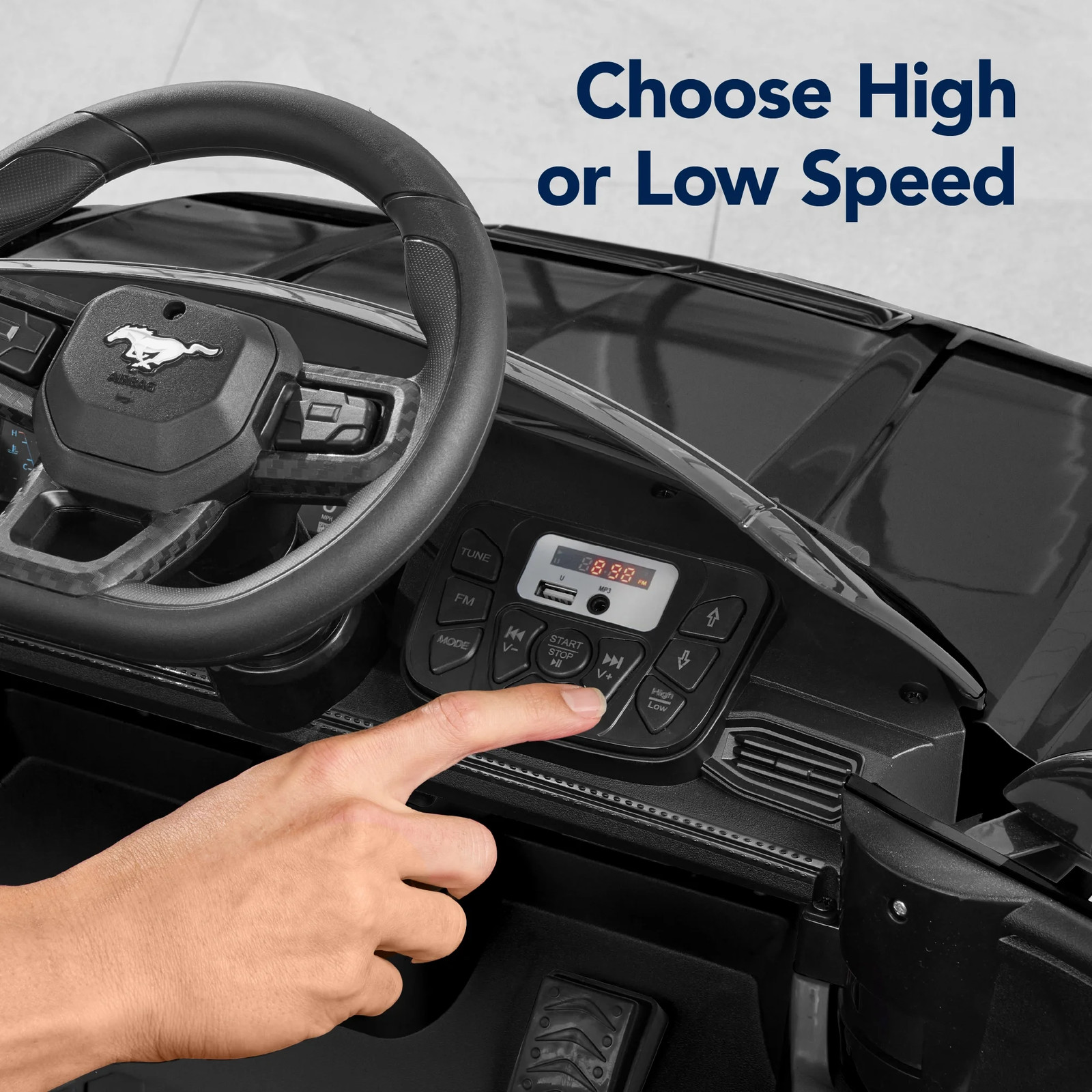 Best Choice Products 12V Electric Ride-On Car Officially Licensed Ford Mustang