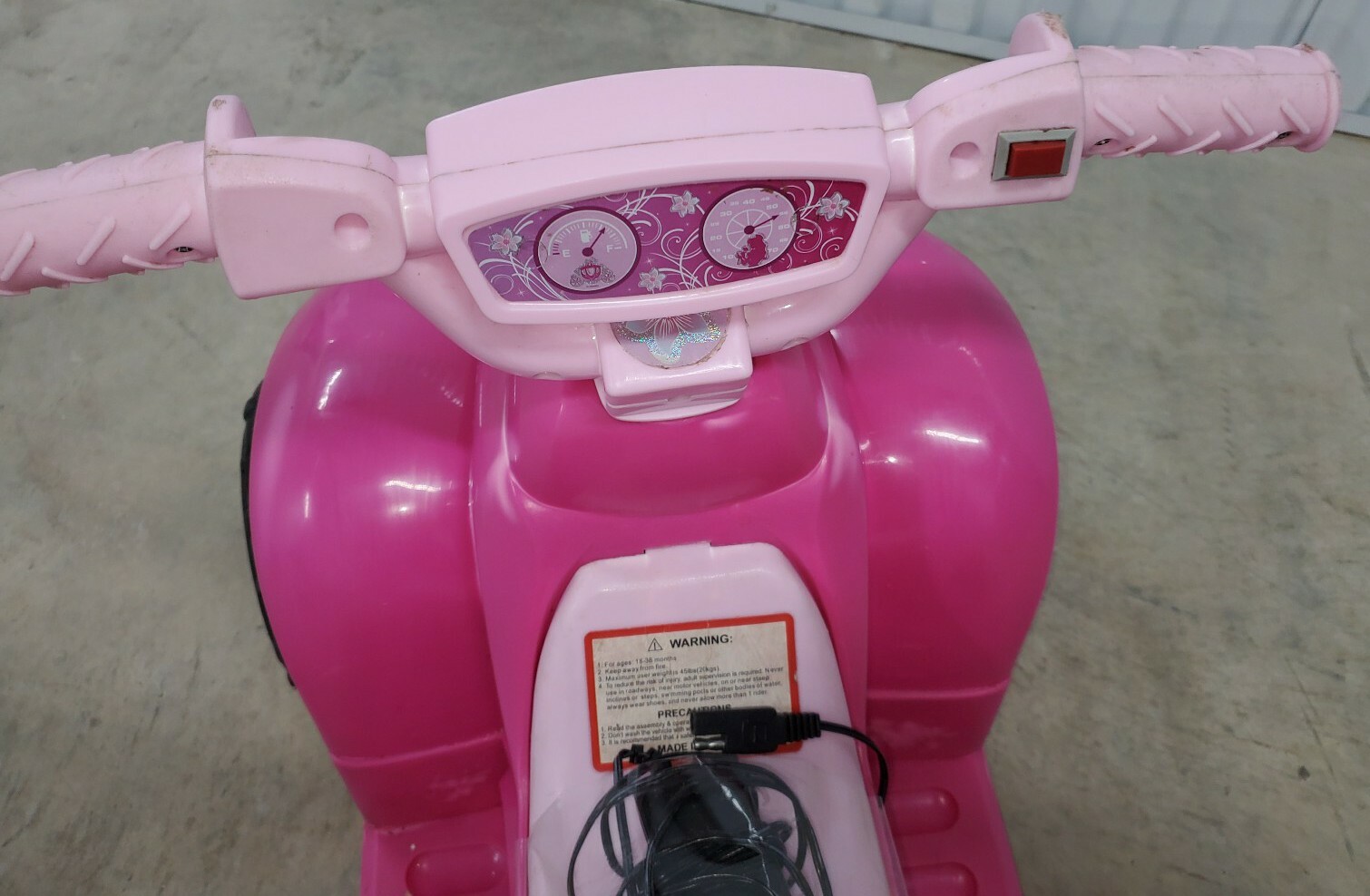 Disney Princess 6V Quad Ride-On 6 Volt Battery With Charger – Super Fun!