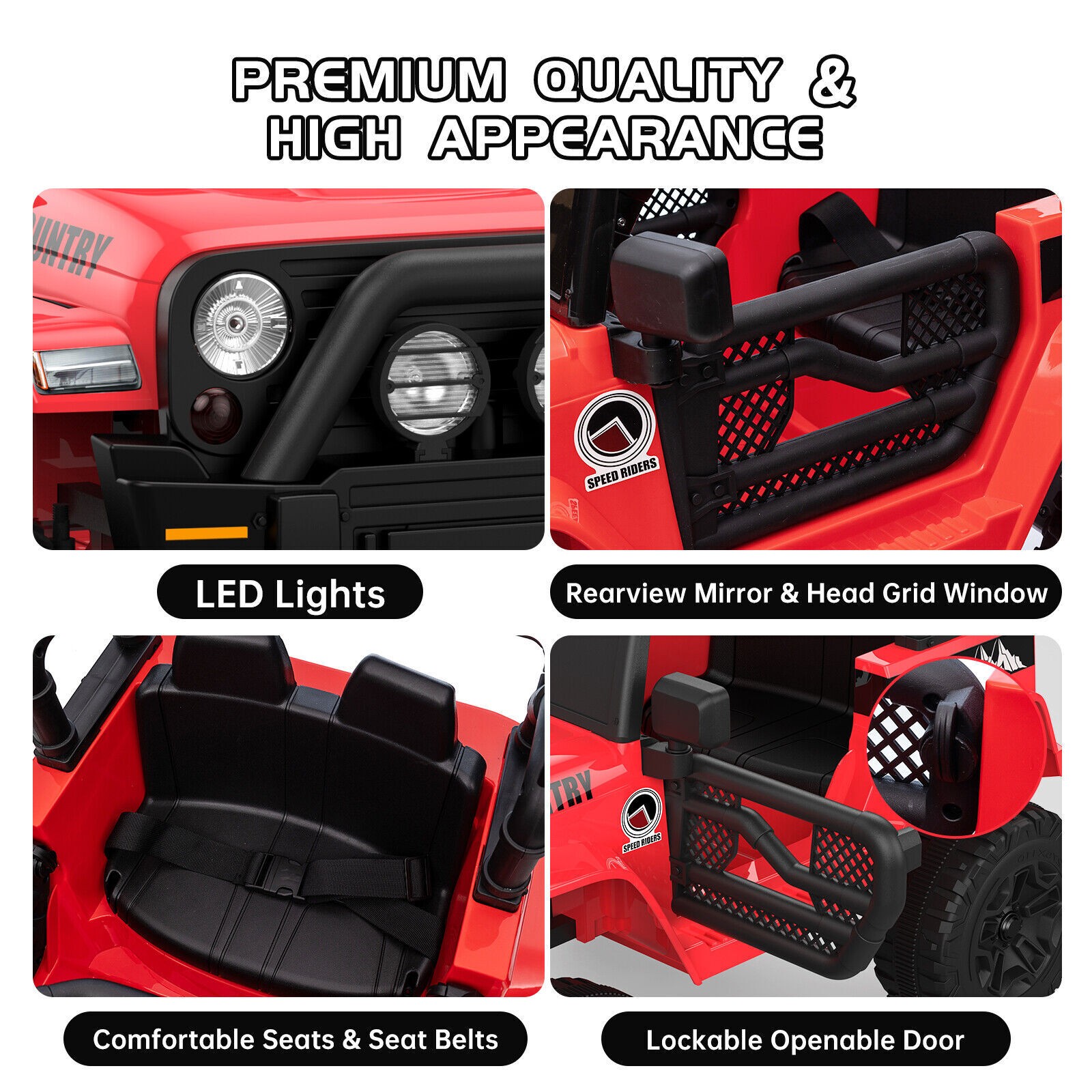 12V Kids Ride On Truck Car Battery Powered Electric Vehicle with Remote Control