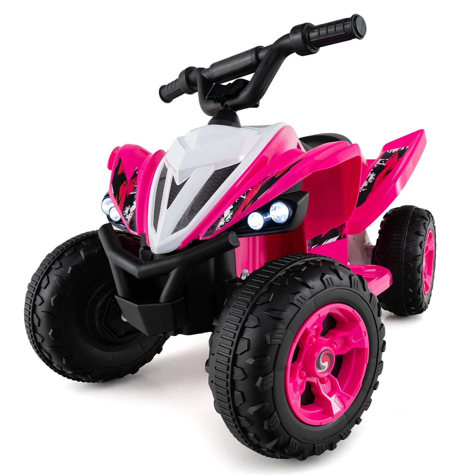 12V Quad 4 Wheeler Ride on Toy w/ Music, Light, USB Port, Wireless Connection