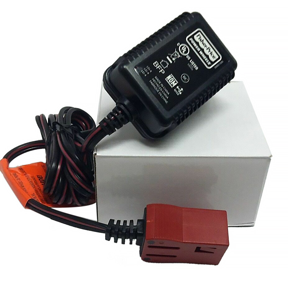 Power Wheels 00801-0712 6V RED Battery And Charger Pack Fisher Price Genuine