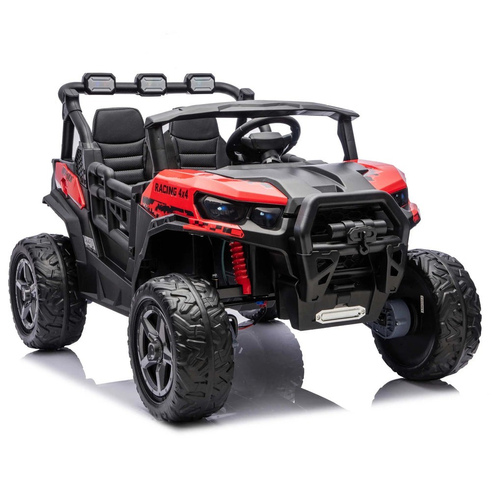 24V 4WD KIDS RIDE ON ELECTRIC UTV CAR 480W 4X POWERFUL MOTORS,2 SEATER LIGHTS+RC