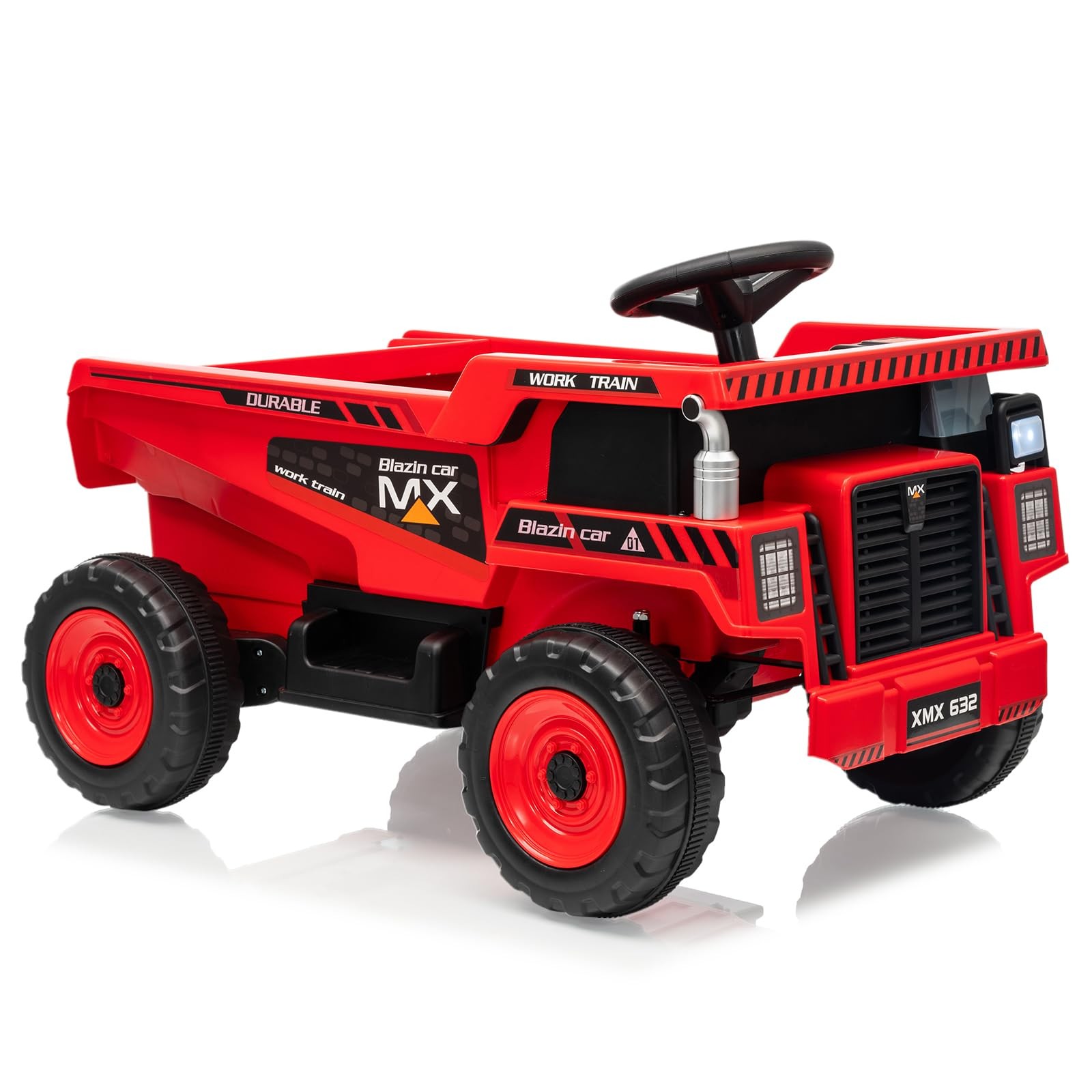 Garvee 12V Ride On Dump Truck for Kids, Ride On Car with Remote Control