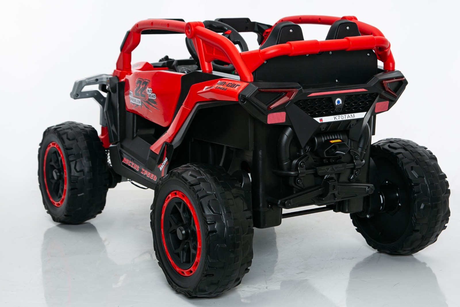12V Kids Ride On Car UTV Truck 2-Seater Battery Power Wheels with Remote , Red