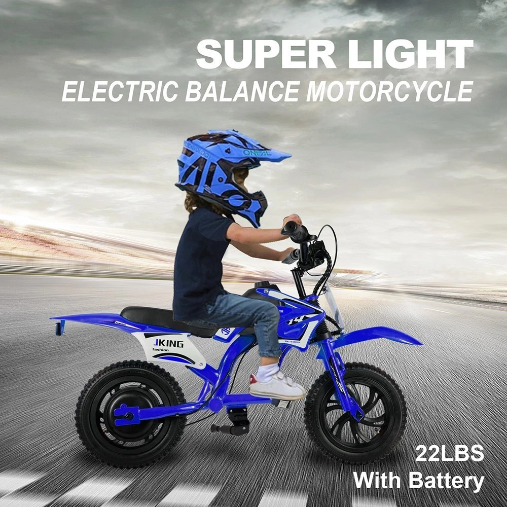 25.2V 200W Kids Motorcycle Ride on Toy 10MPH Pneumatic Tire for Age 3+ BLUE 2026