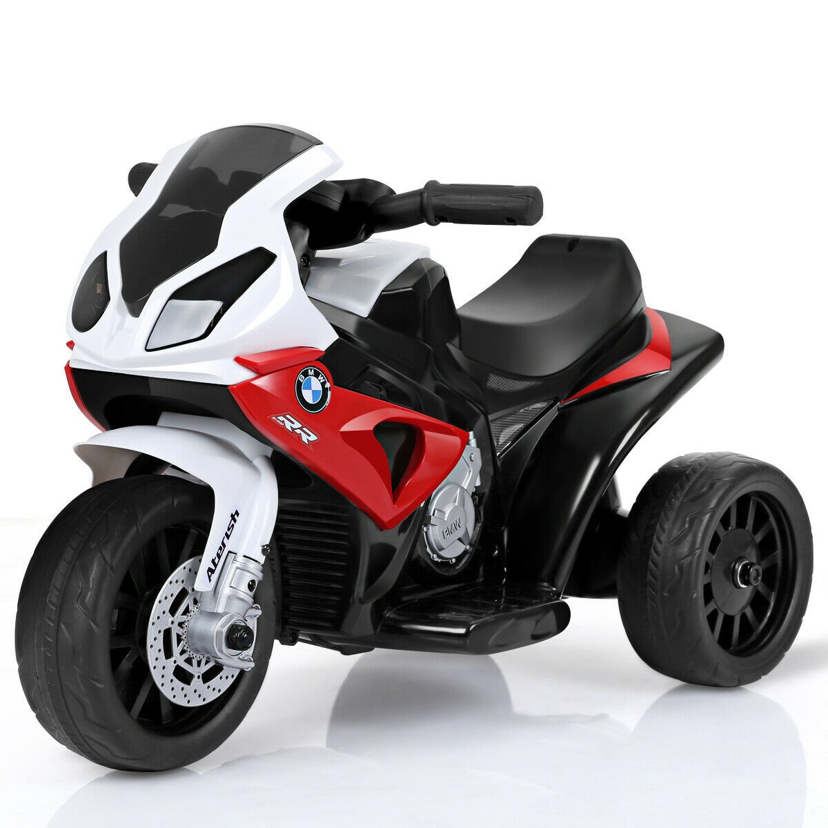 Topbuy Electric BMW 3Wheel Bicycle 6V Kid Ride On Motorcycle w/ Music&Light Red