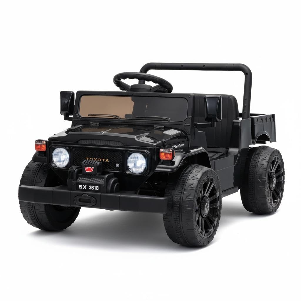 Toyota Licensed 12V Ride on Car,Pickup Truck with Battery Powered,Remote Control