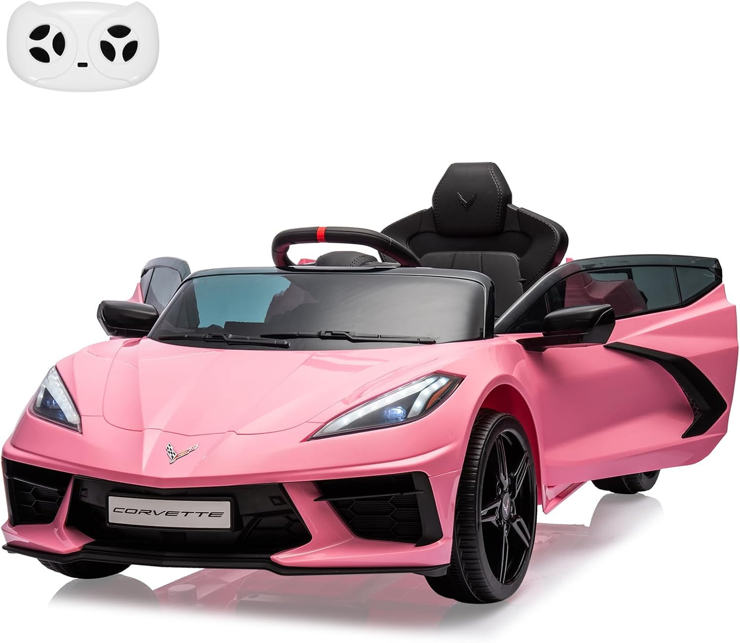 12V Kids Ride on Car Licensed Corvette Toddlers Electric Sports Car Ride on Toy