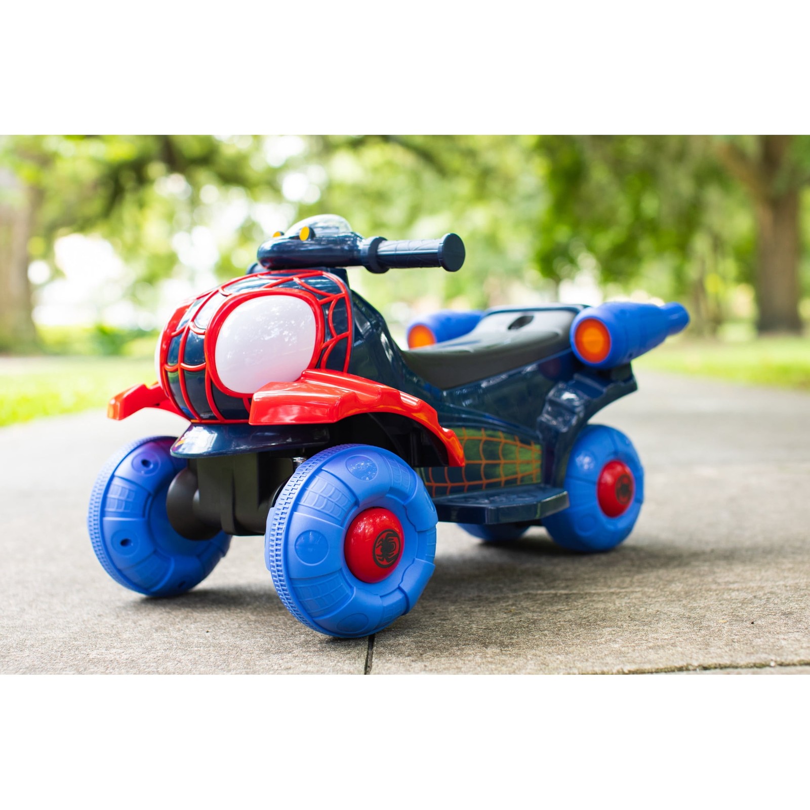 Marvel Spider Man 6V Electric Ride On Quad ATV Toddler Car Toy Ages 1 To 3 New