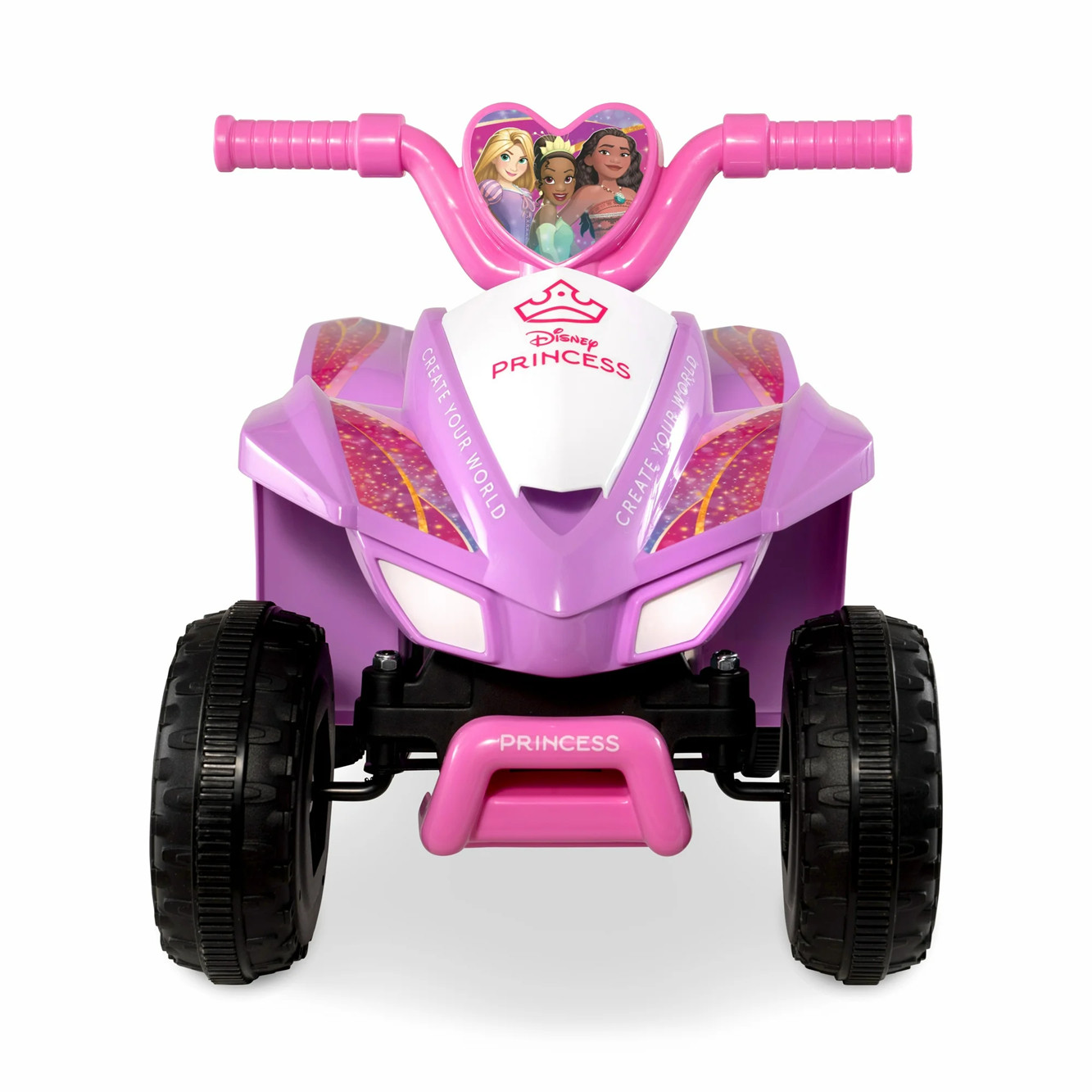 Hyper Girls’ Disney Princess 6V Battery-Powered Ride-On Quad, Age 18-36 Months