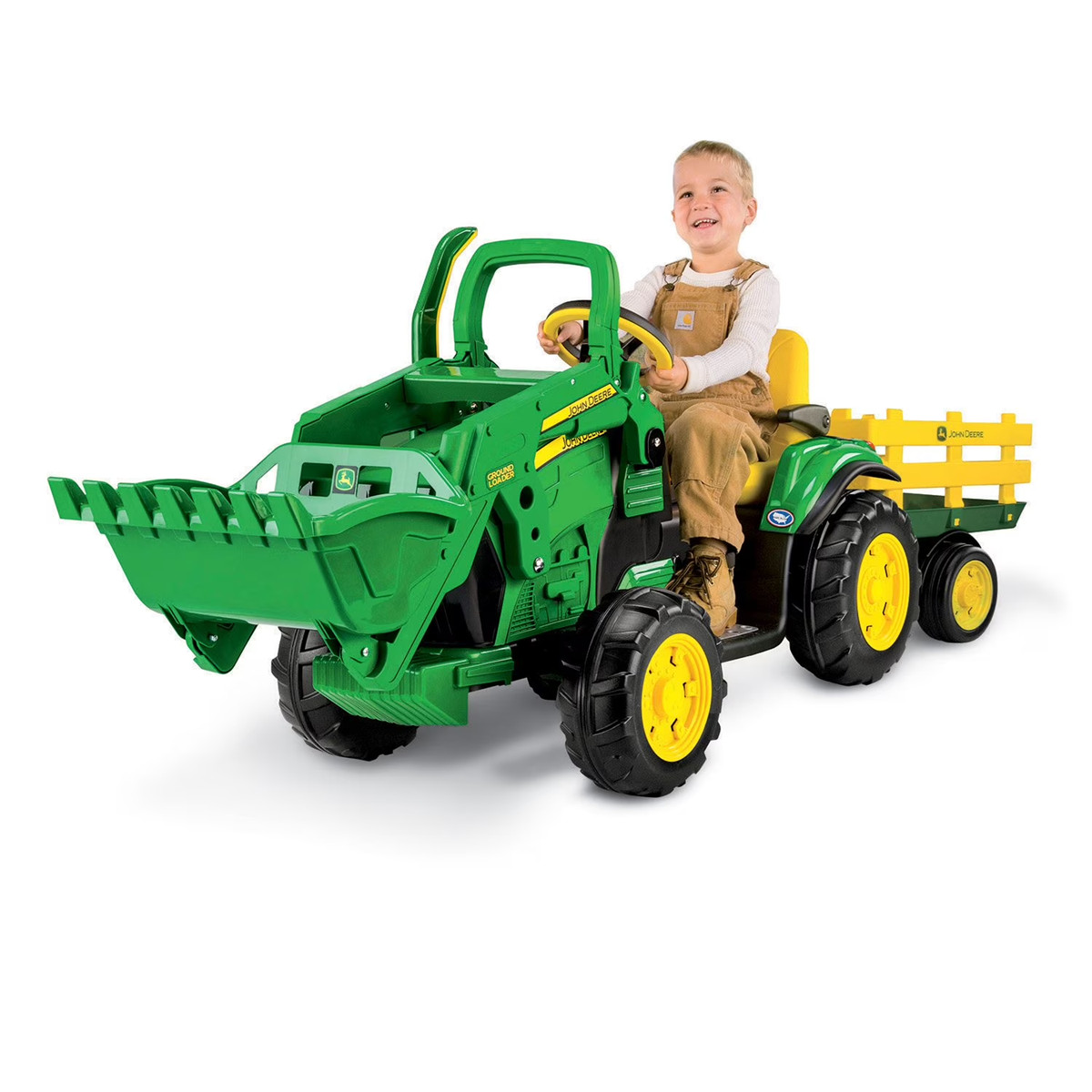 Peg Perego John Deere Ground Loader 12V Ride-On-Free shipping