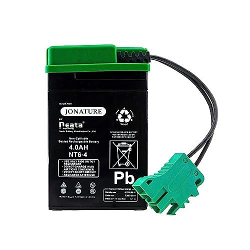 6V Battery for Peg Perego Lil Tractor and Trailer/for Santa Fe Train 6V 4AH