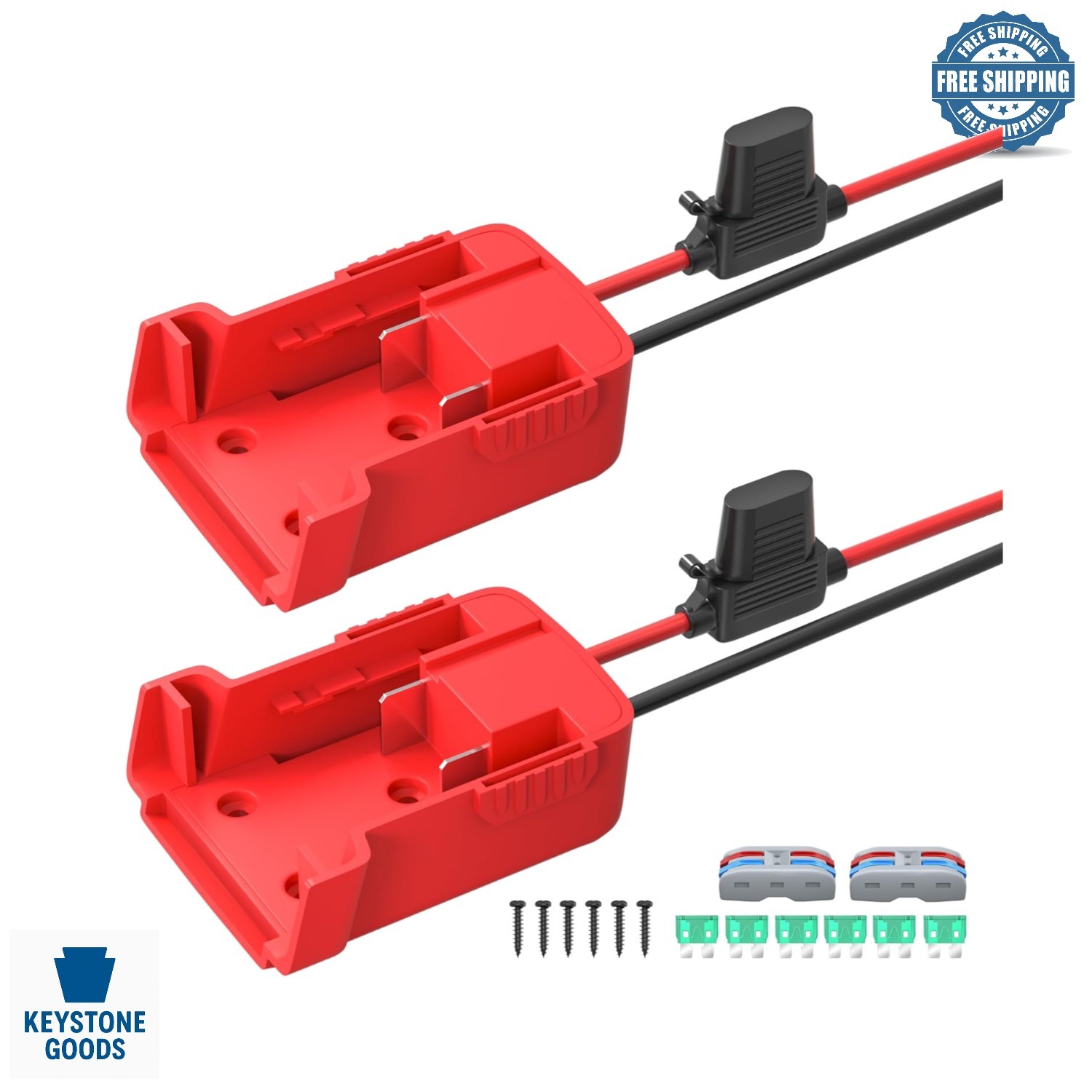 18V Power Wheels Battery Adapter & Converter Kit for RC & Robotics