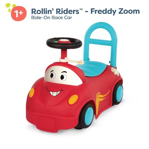 B. toys – Ride-On Race Car – Rollin' Riders