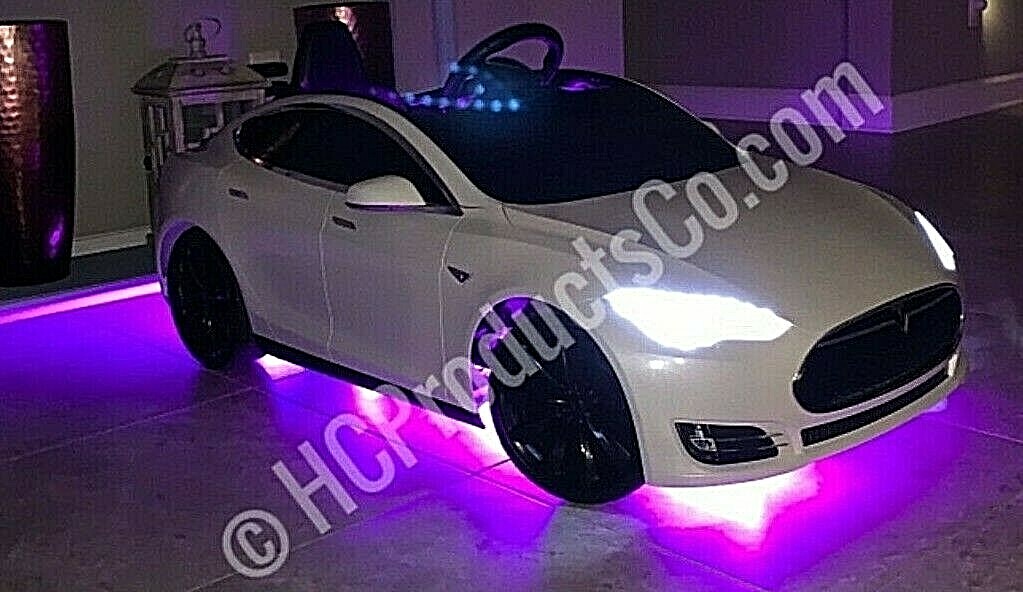Bluetooth Controlled 14 inch LED Light Kit For Kids Electric Cars