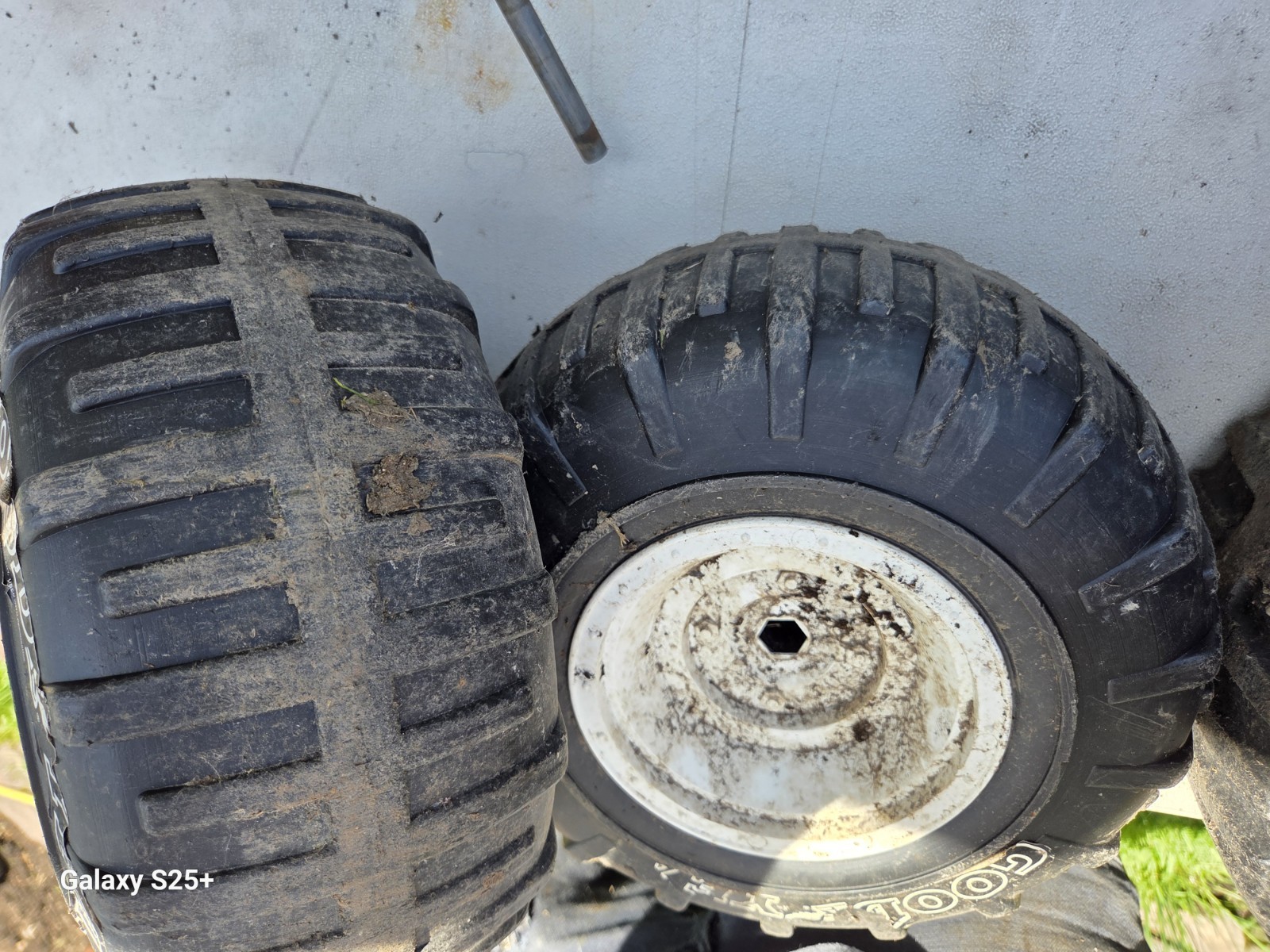 Vintage Jeep Power Wheels Front Wheels Replacement Wheels Set Of 2