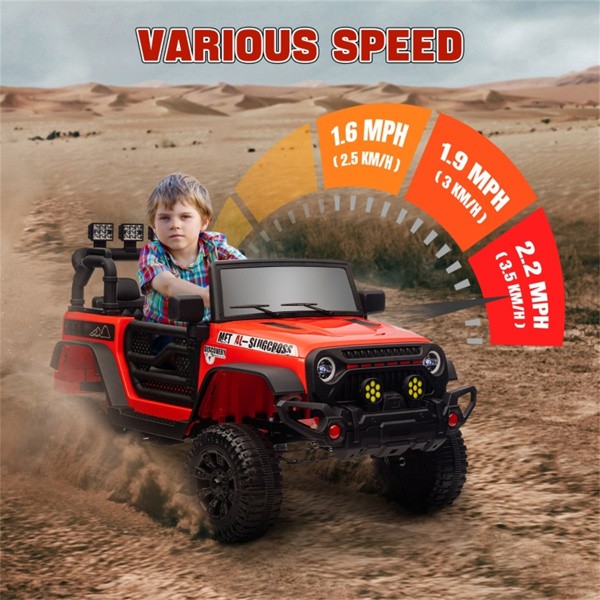 Kids Police Ride On Car Electric Cars 12V Remote Control LED Flashing Light NEW