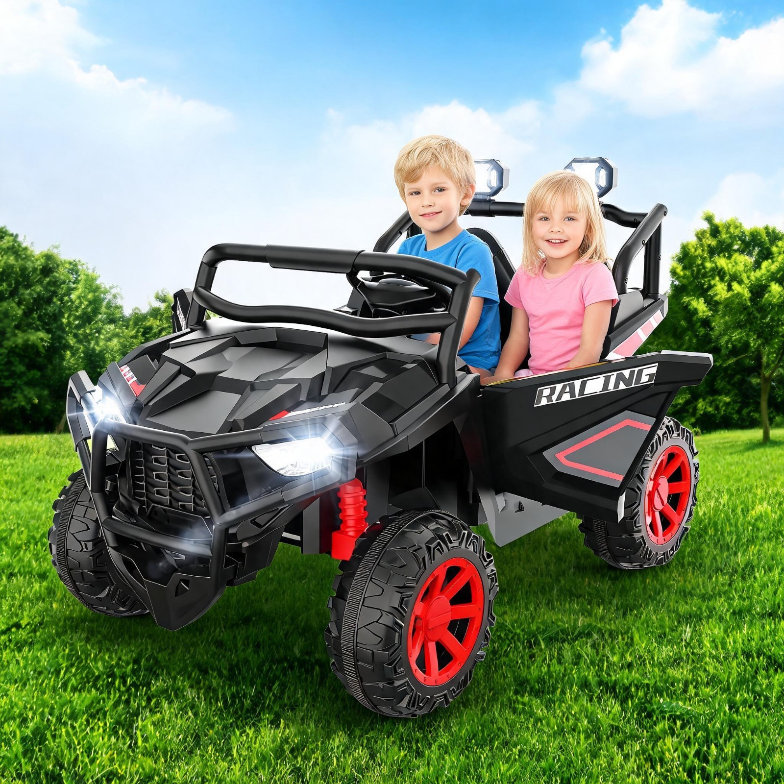 24V Kids Car Ride on UTV 2*200W Motors Electric Battery Power Wheels with Remote