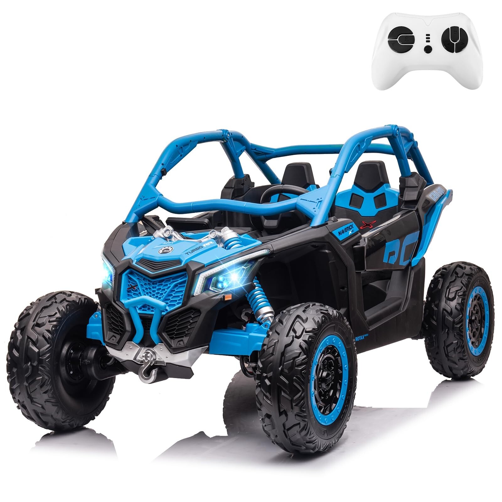 24V Ride on UTV Car Electric Toys 4WD Off-Road Quad W/Remote For Kids Gift