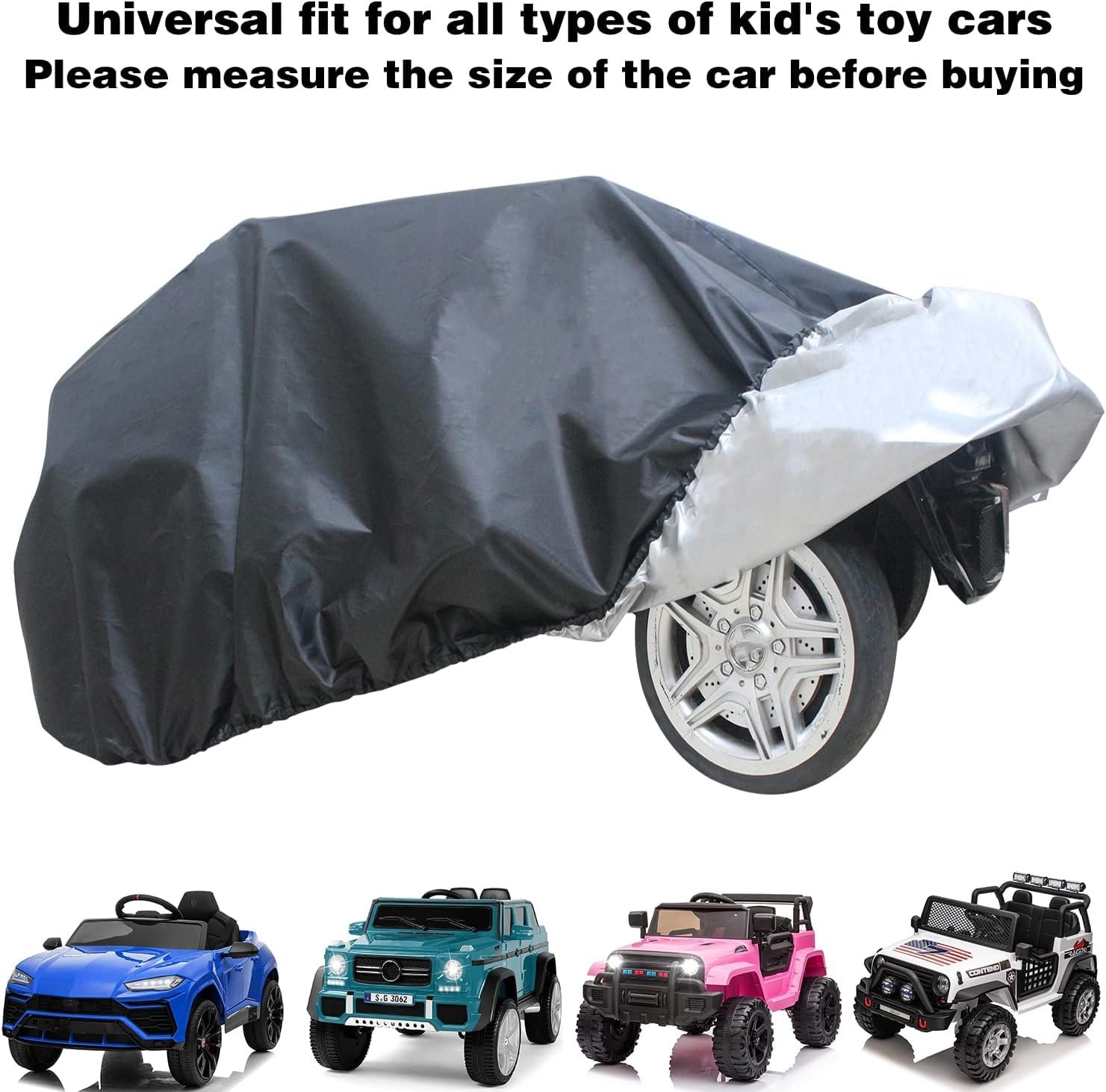 Kids Car Cover,Kids Ride On Toy Car Cover,Fit for Child’s Jeep,Outdoor Resist…