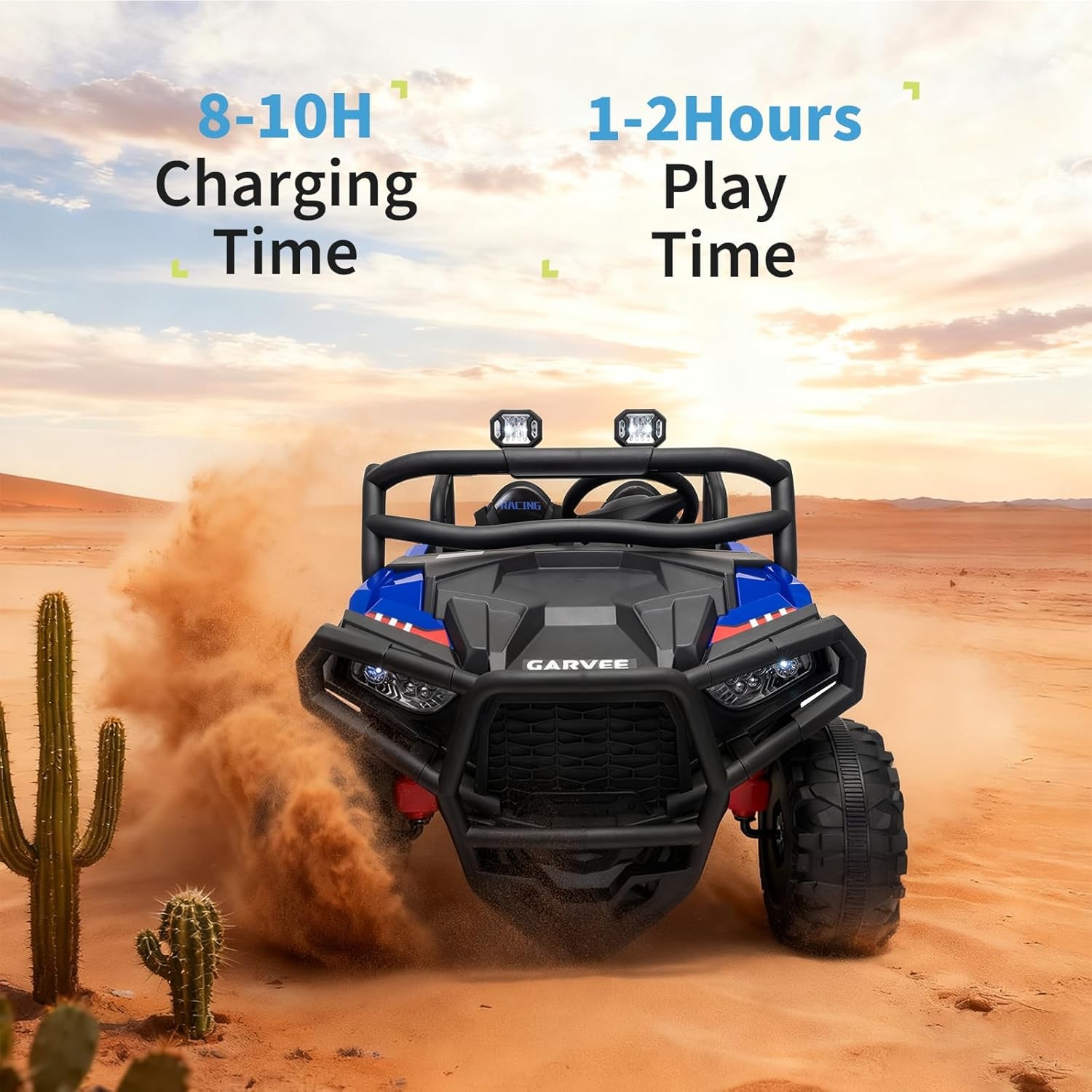 2 Seater Ride on Electric Car 24V Ride on Toys for Big Kids with Remote Control